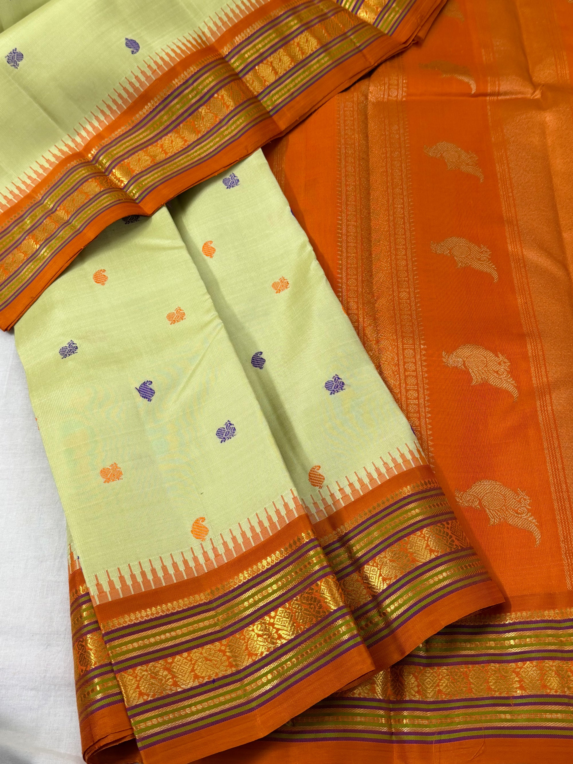MAATHEY: Korvai Kanjivaram Silk
