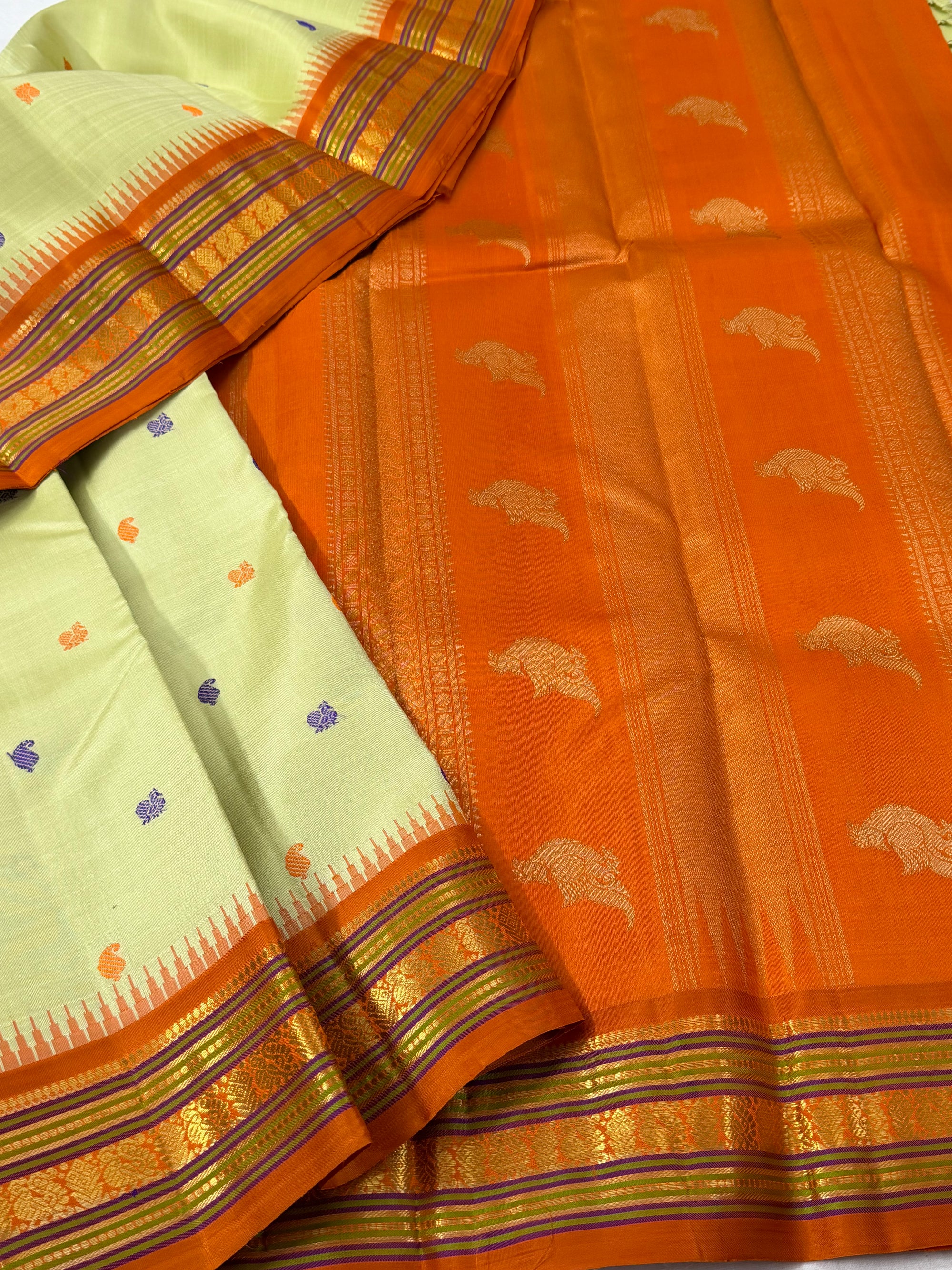 MAATHEY: Korvai Kanjivaram Silk