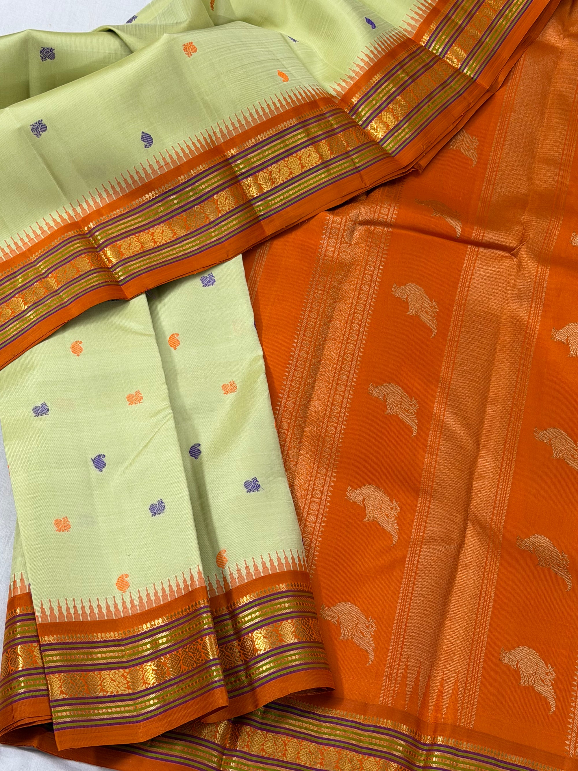MAATHEY: Korvai Kanjivaram Silk