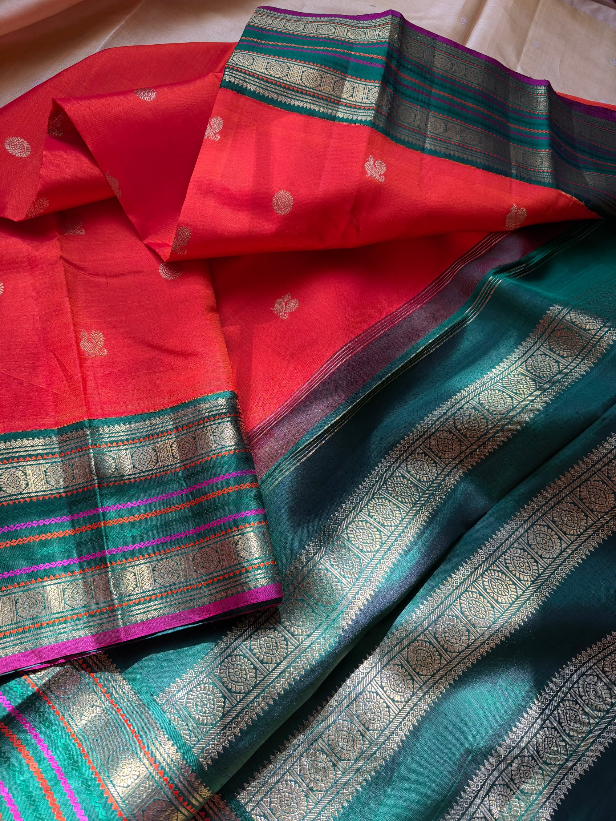 MYTHILI:  Vintage Korvai Kanjivaram