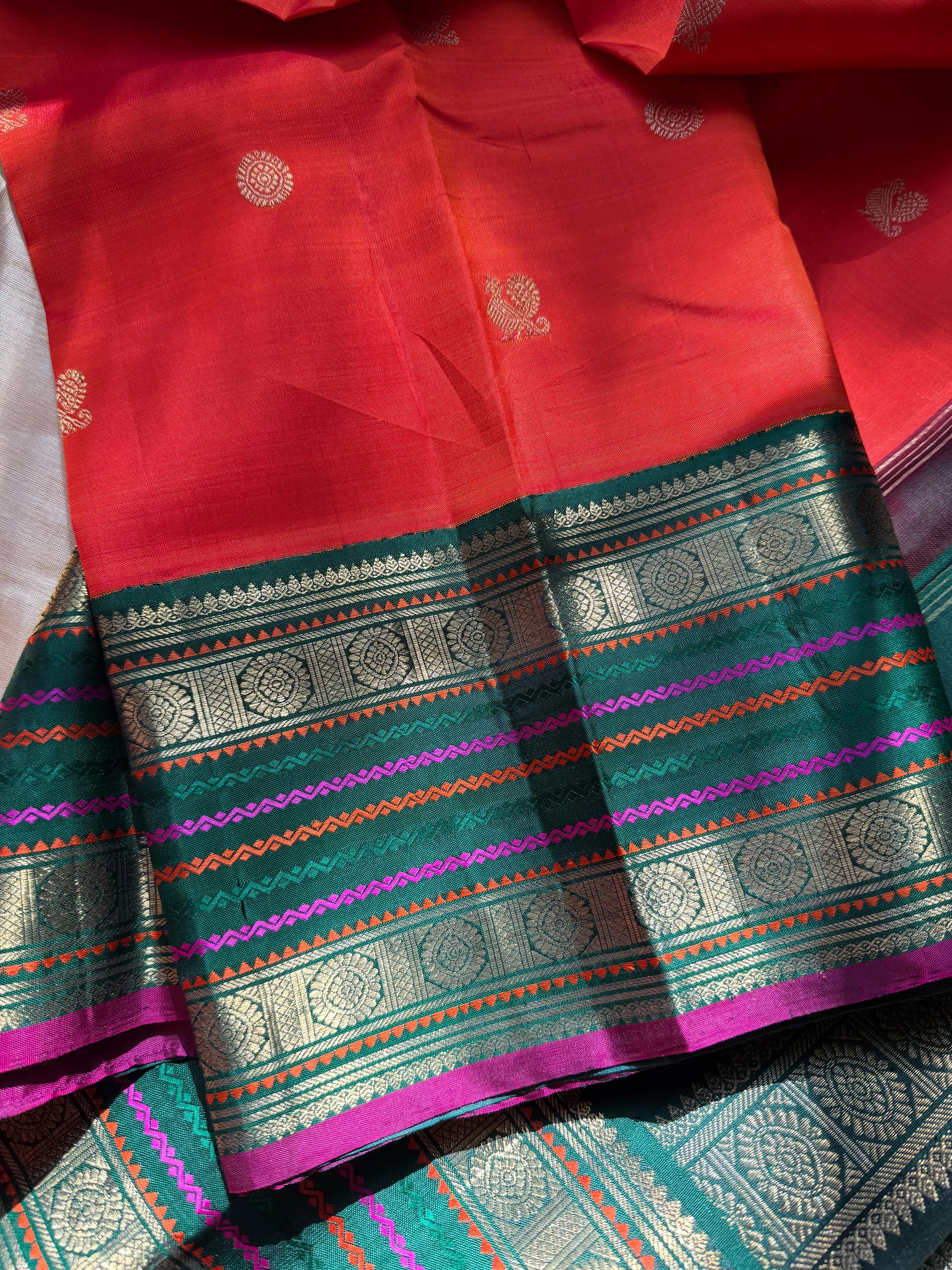 MYTHILI:  Vintage Korvai Kanjivaram