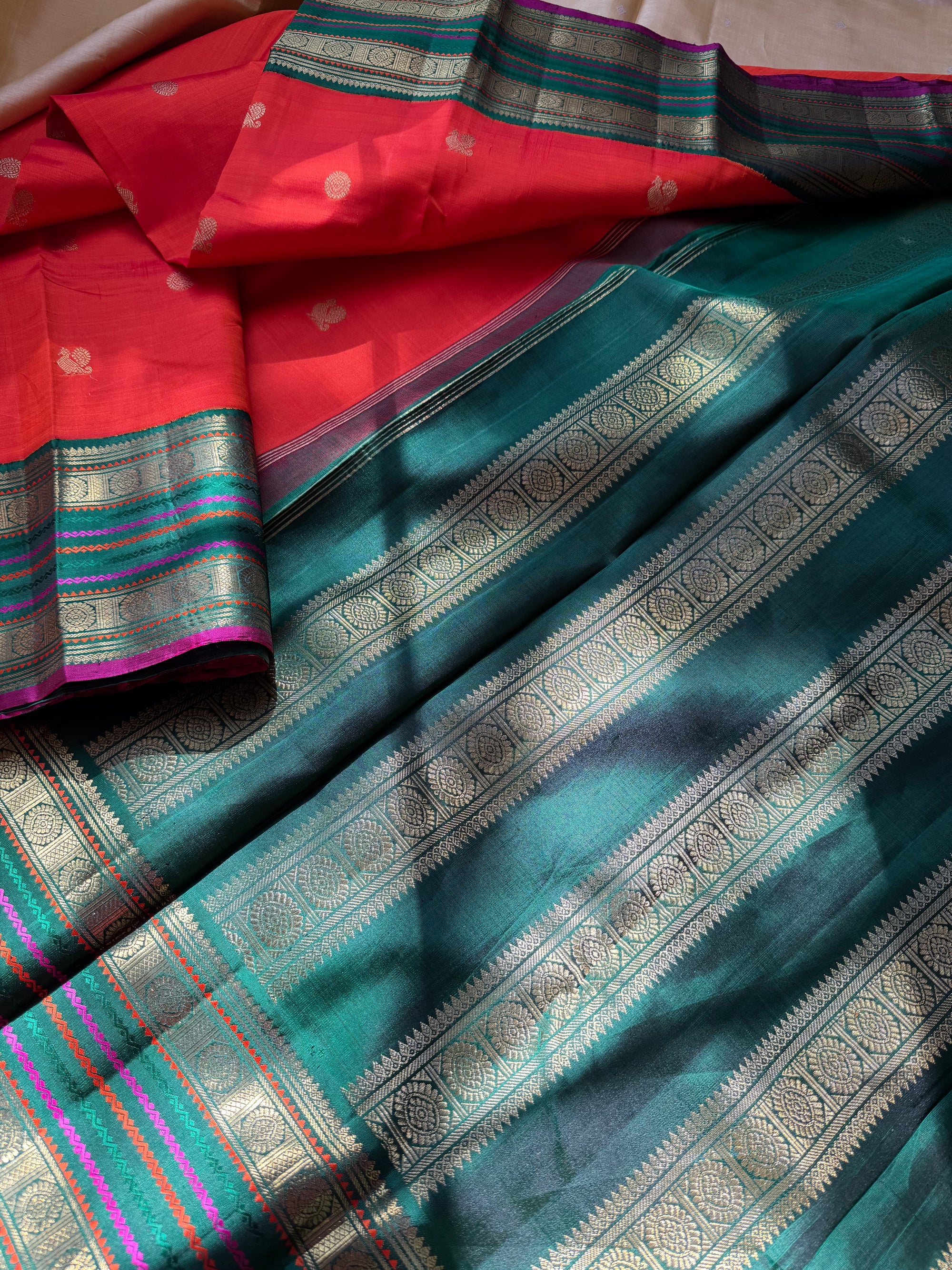 MYTHILI:  Vintage Korvai Kanjivaram