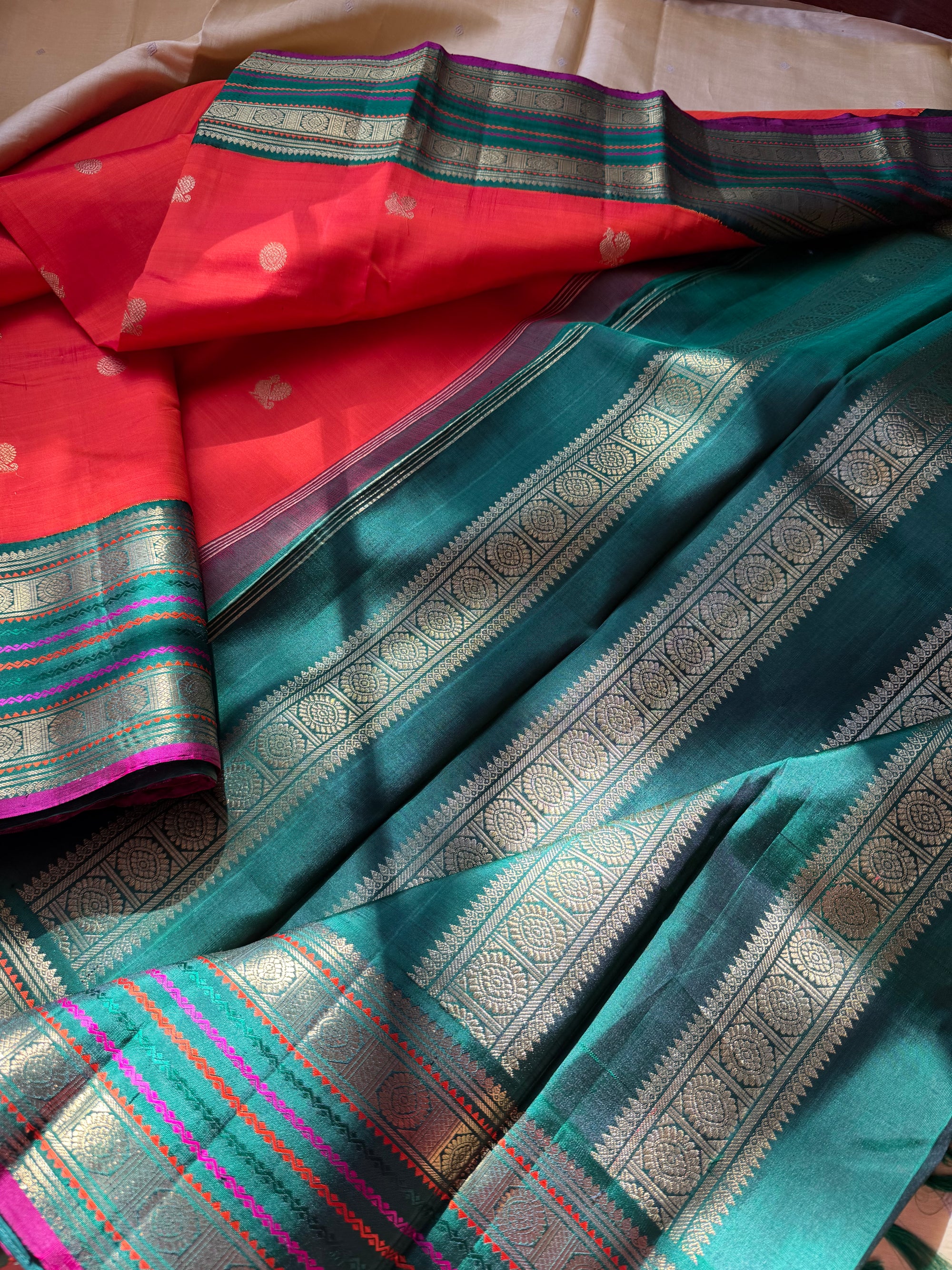 MYTHILI:  Vintage Korvai Kanjivaram