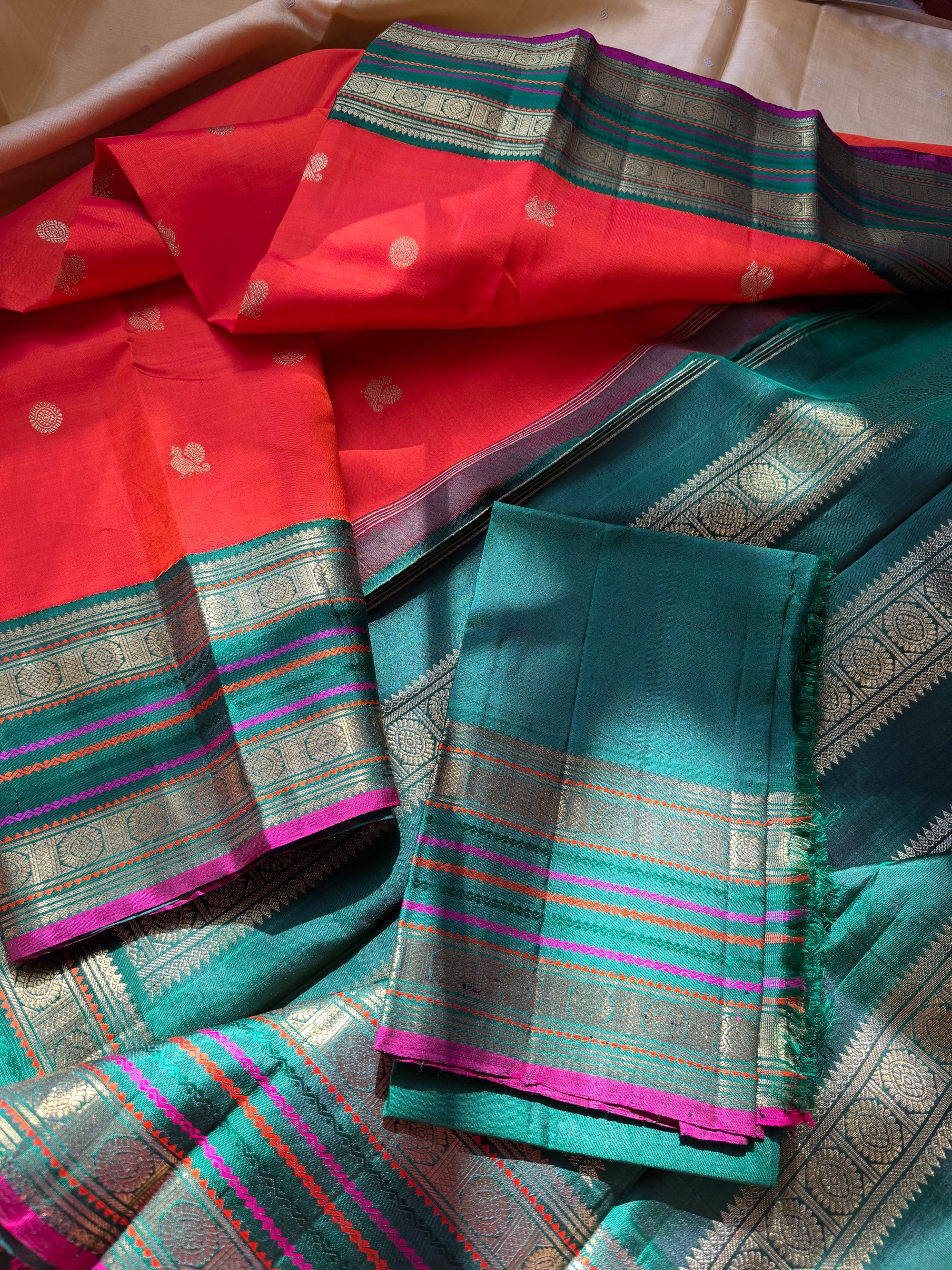 MYTHILI:  Vintage Korvai Kanjivaram