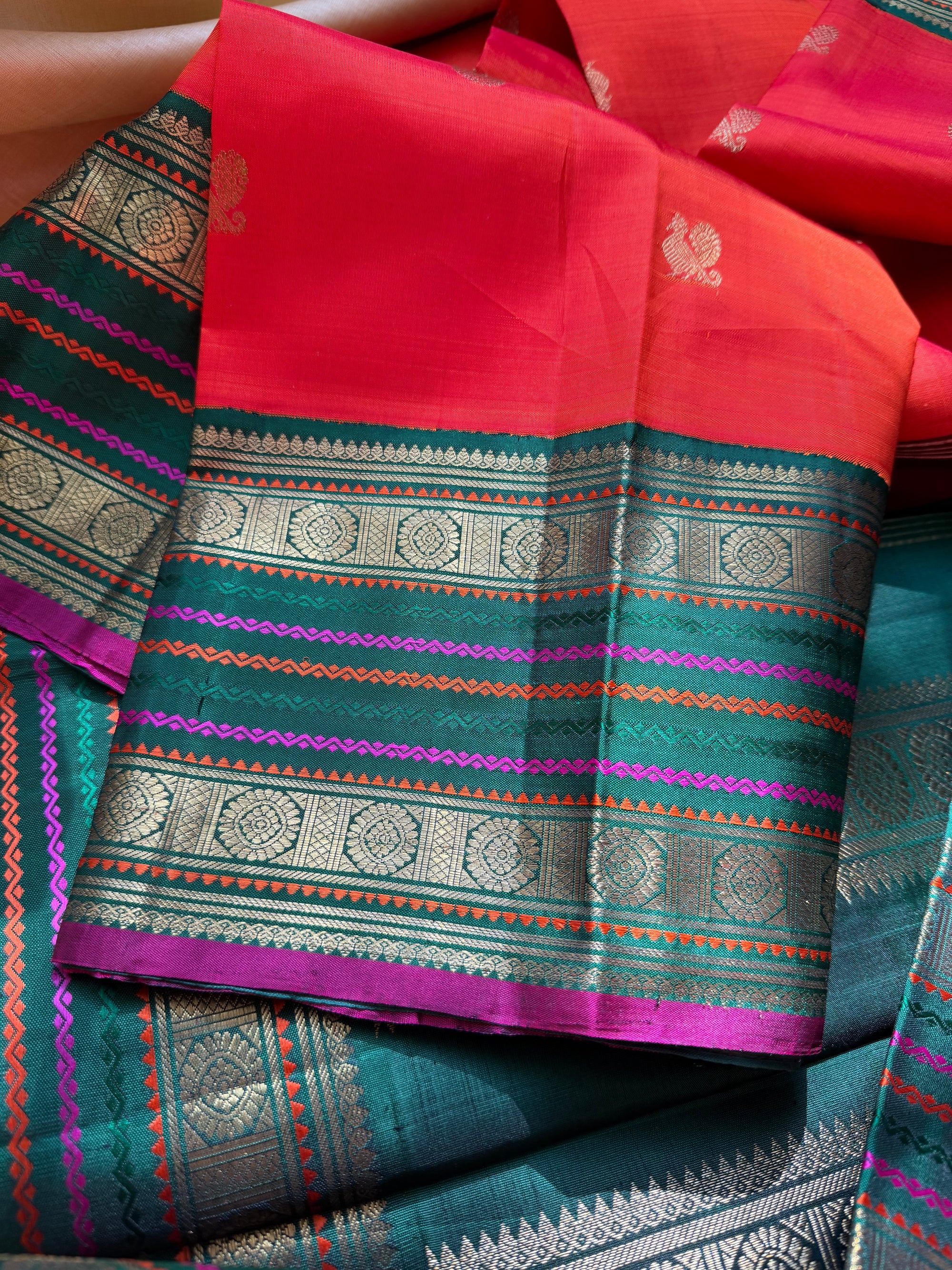 MYTHILI:  Vintage Korvai Kanjivaram