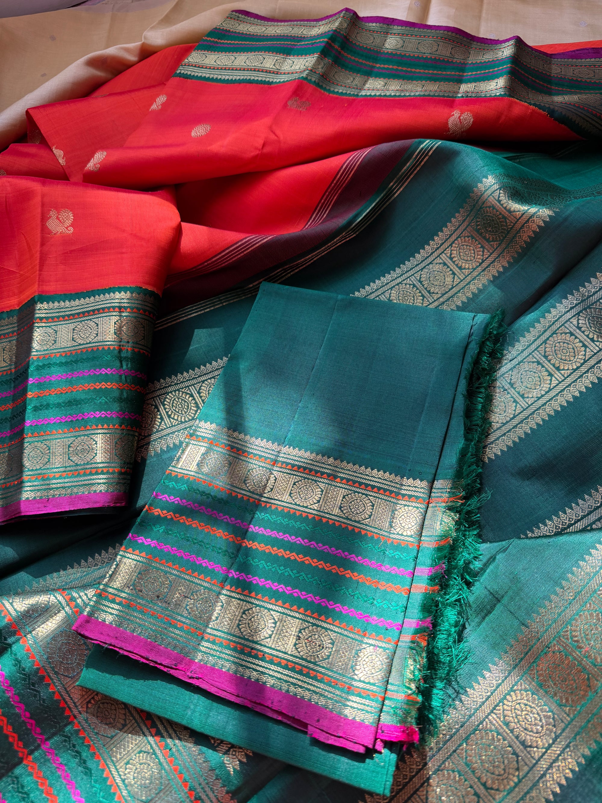 MYTHILI:  Vintage Korvai Kanjivaram