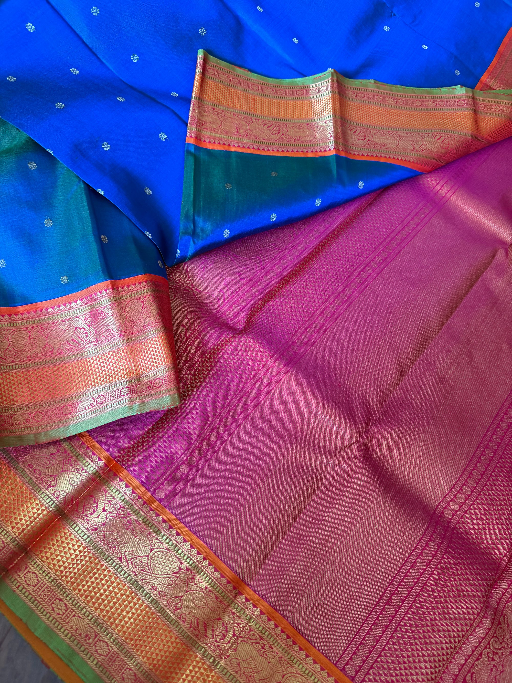 MYTHILI:  Vintage Korvai Kanjivaram