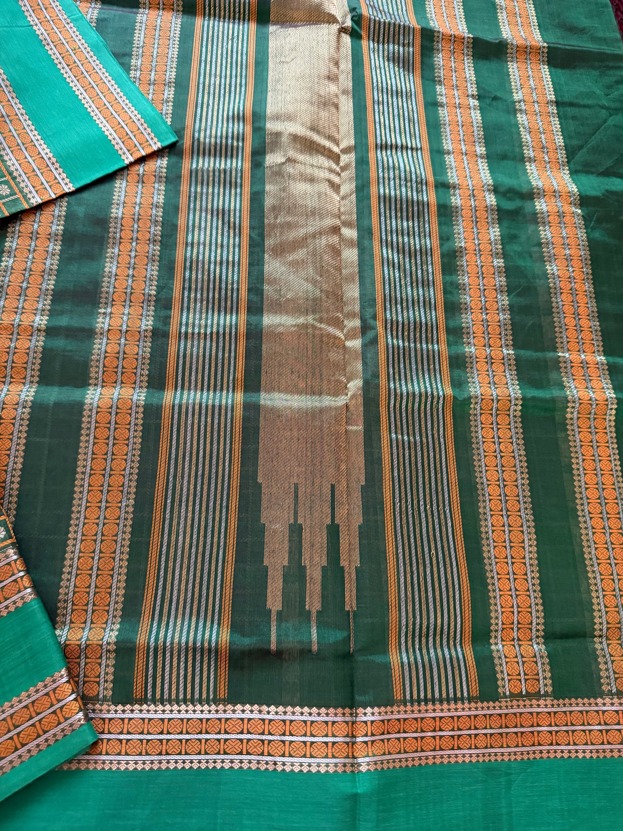 Silk Cotton :  1000 Butta (Green)