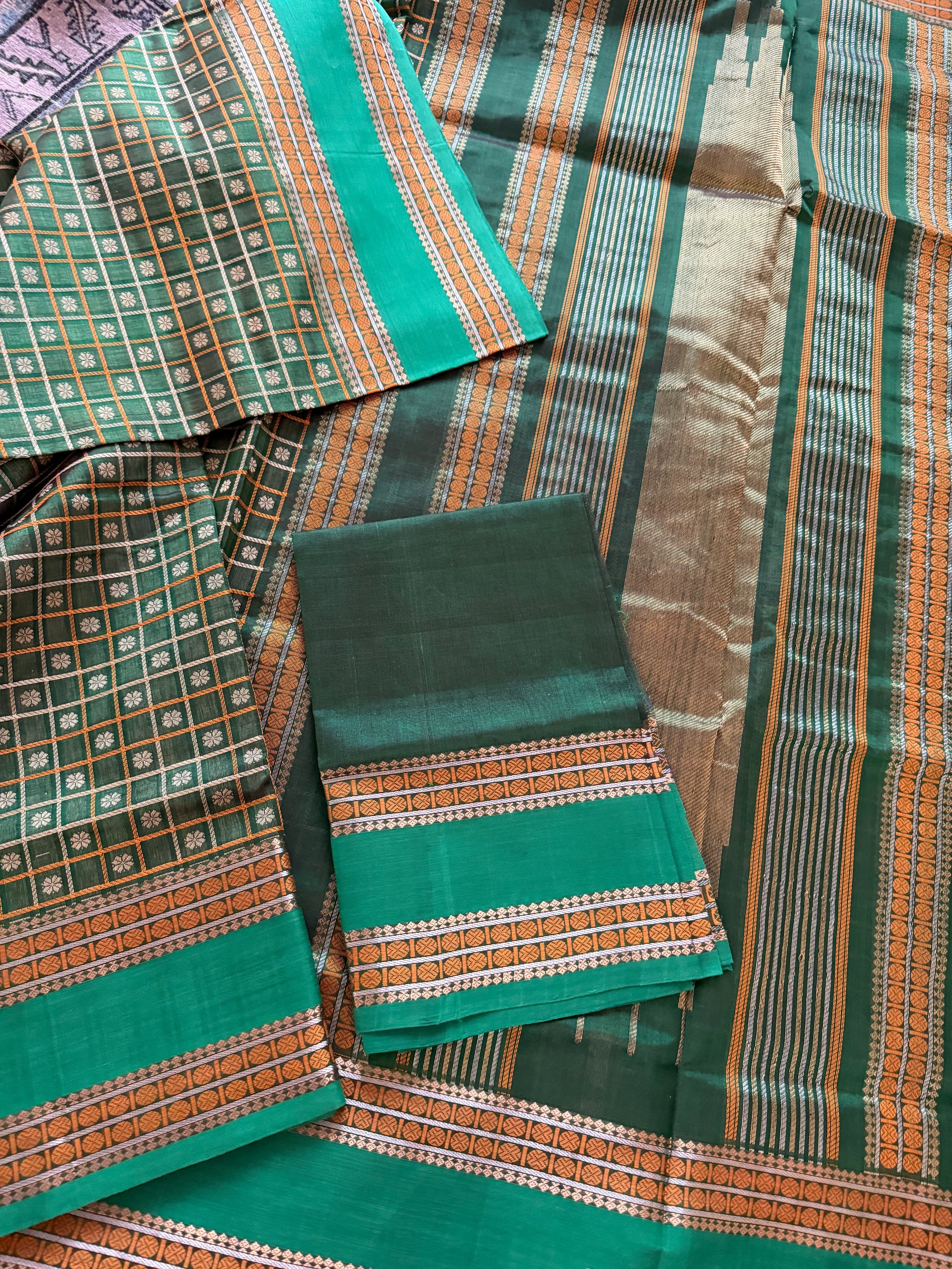 Silk Cotton :  1000 Butta (Green)