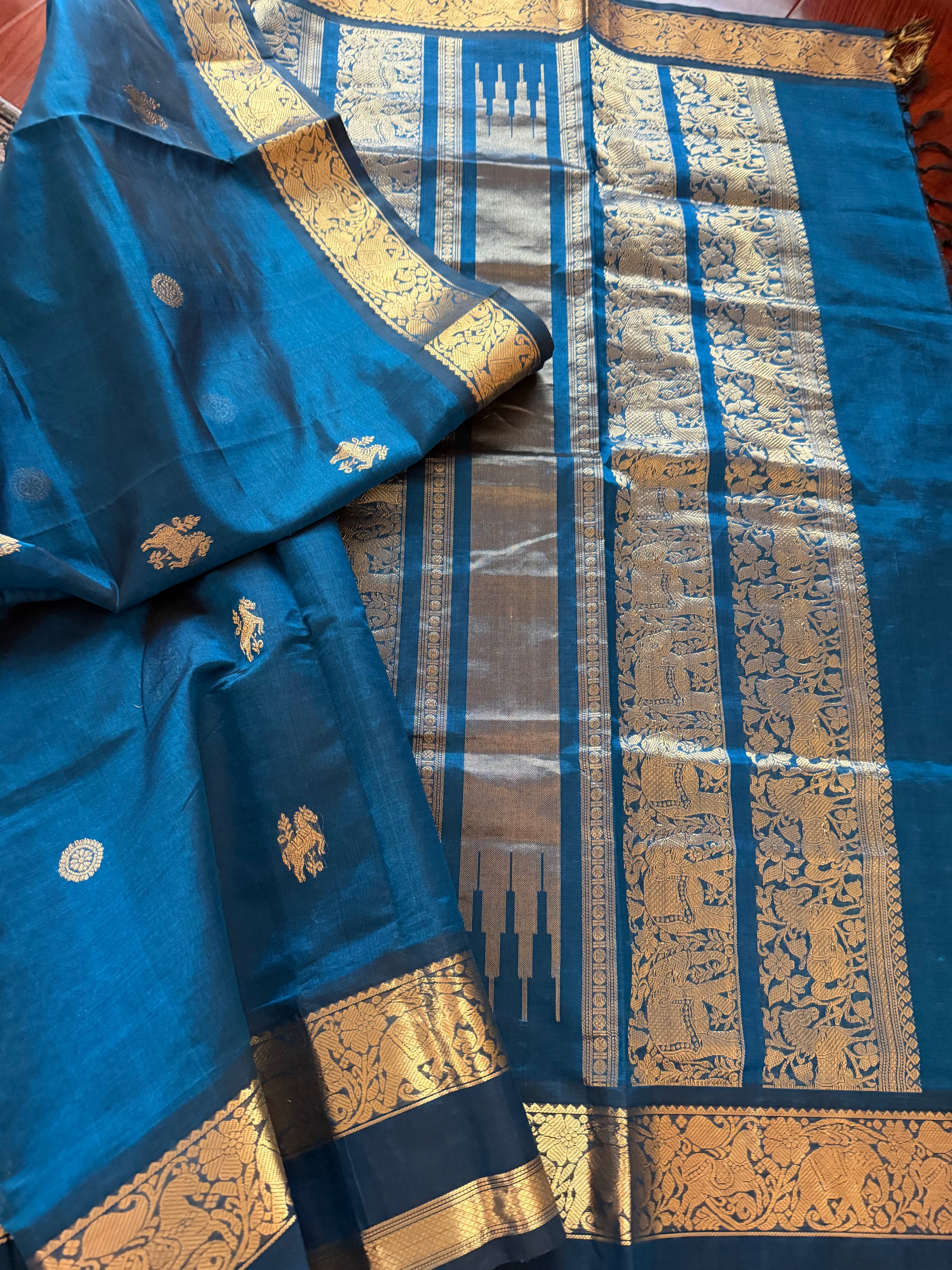 Silk Cotton :  Deep Teal