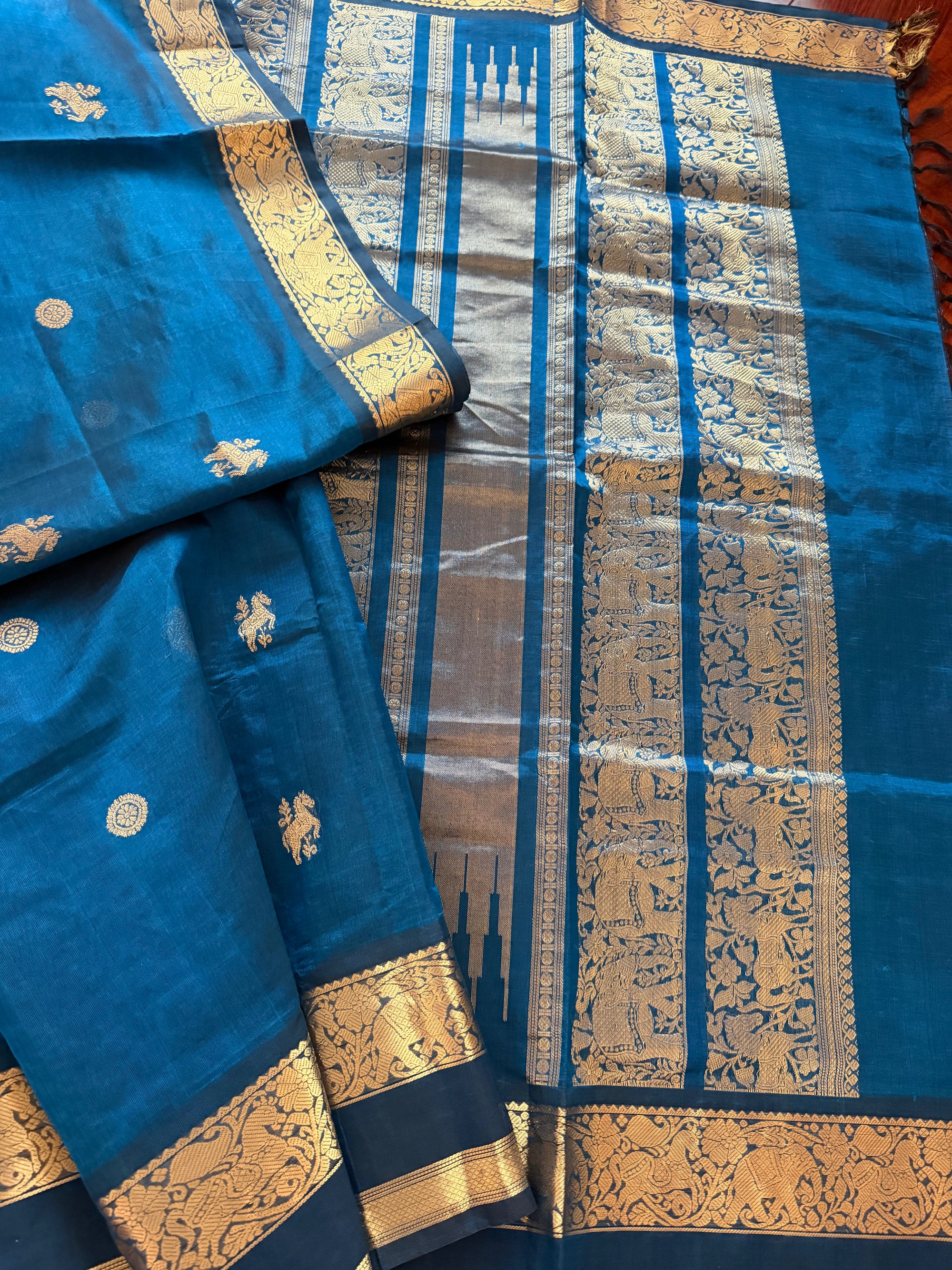 Silk Cotton :  Deep Teal
