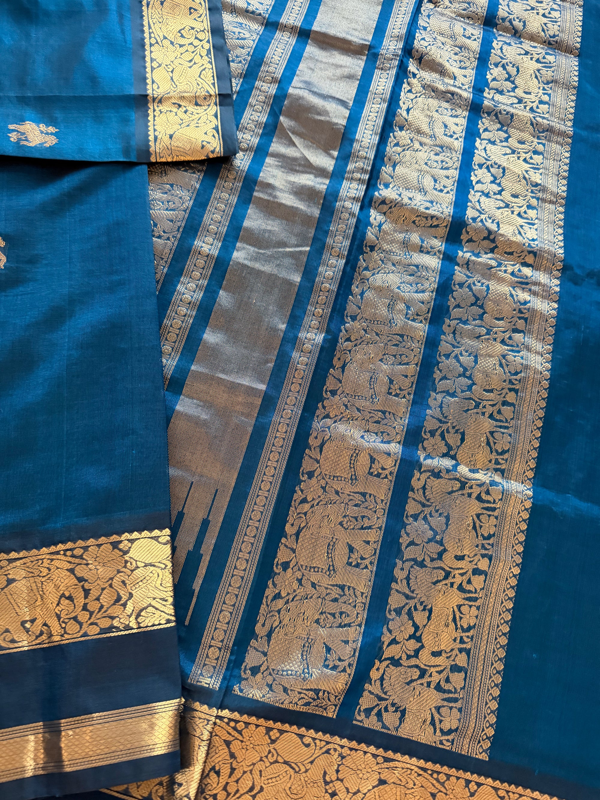 Silk Cotton :  Deep Teal