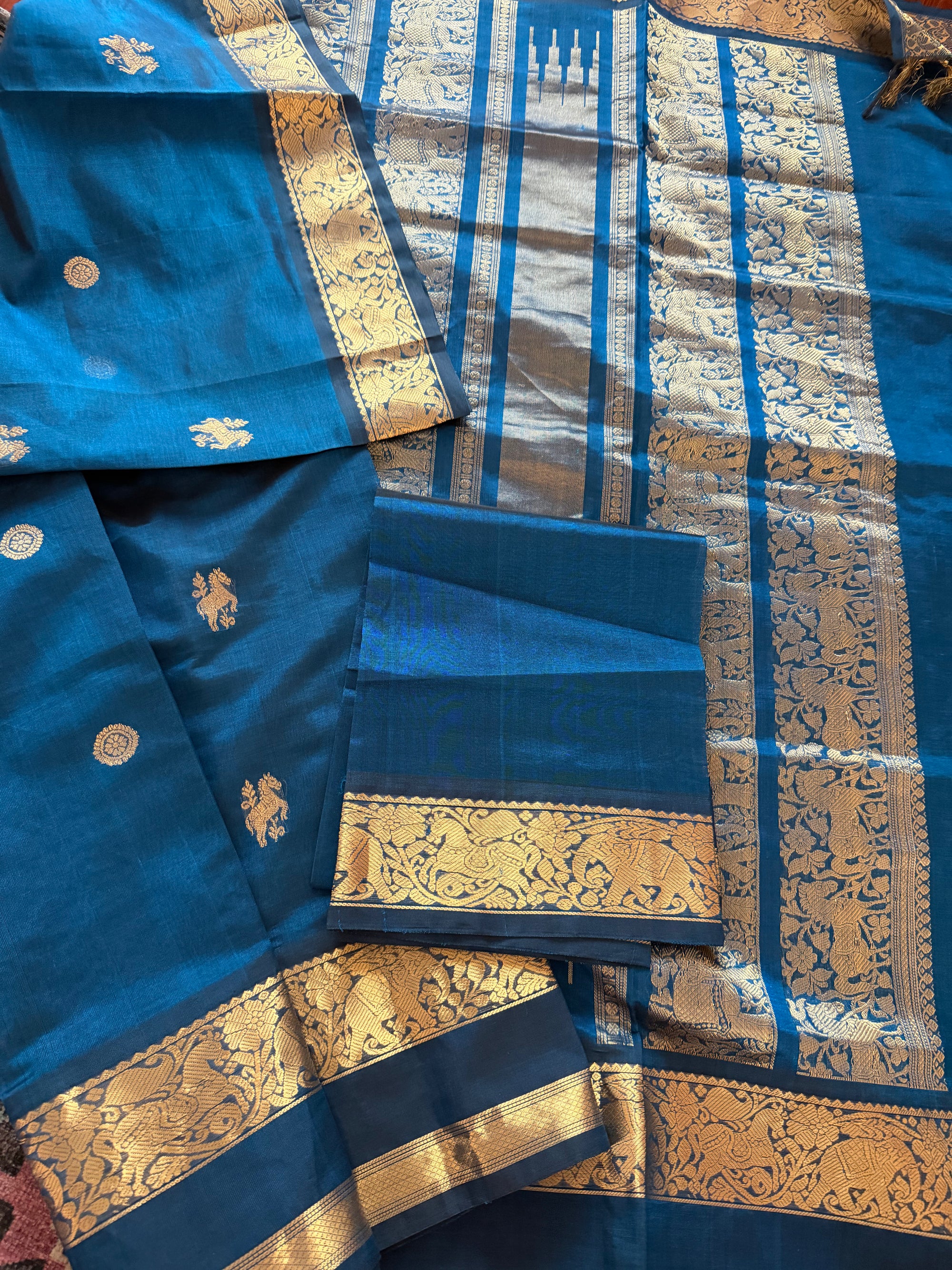Silk Cotton :  Deep Teal
