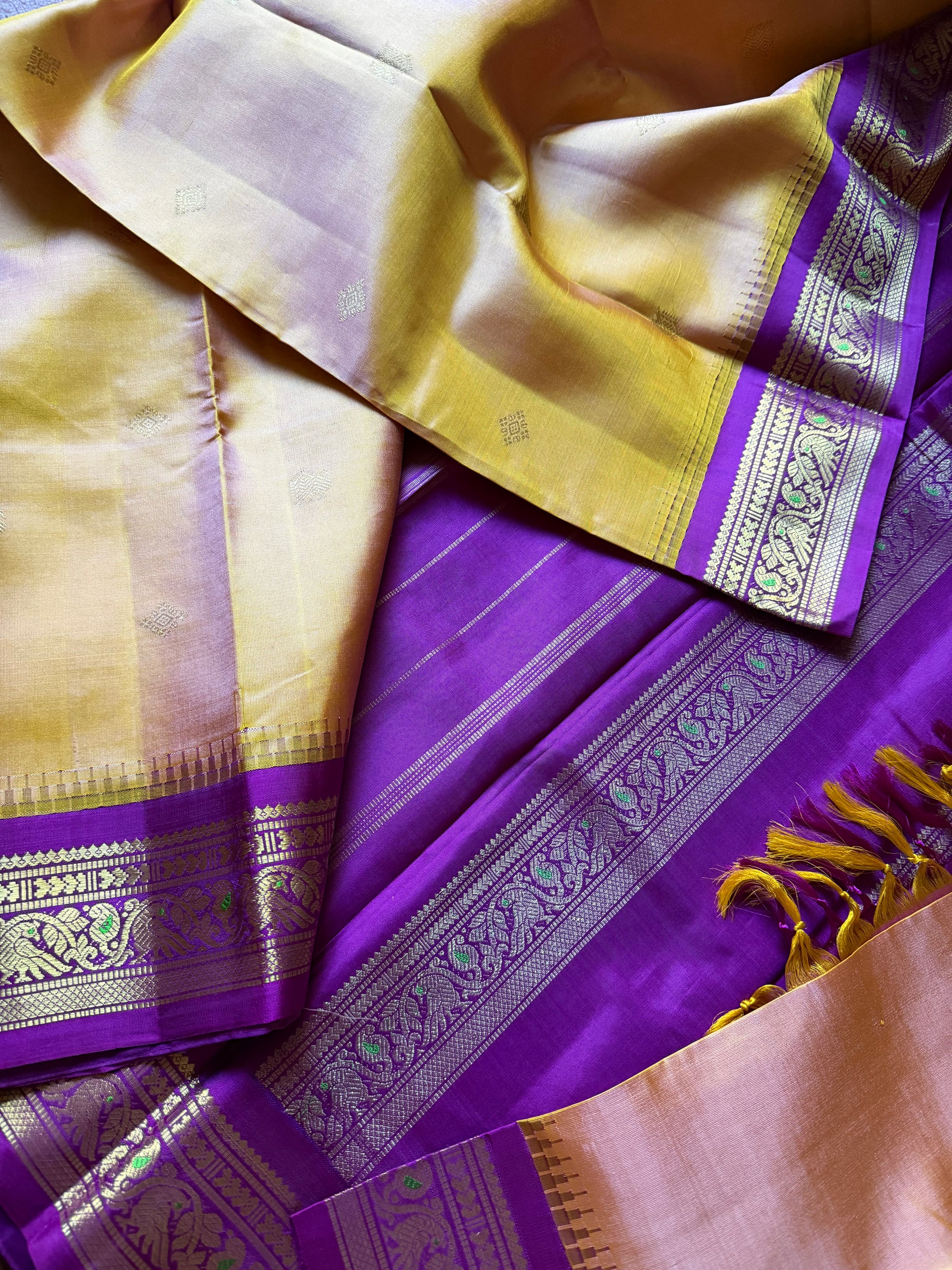 MYTHILI:  Vintage Korvai Kanjivaram