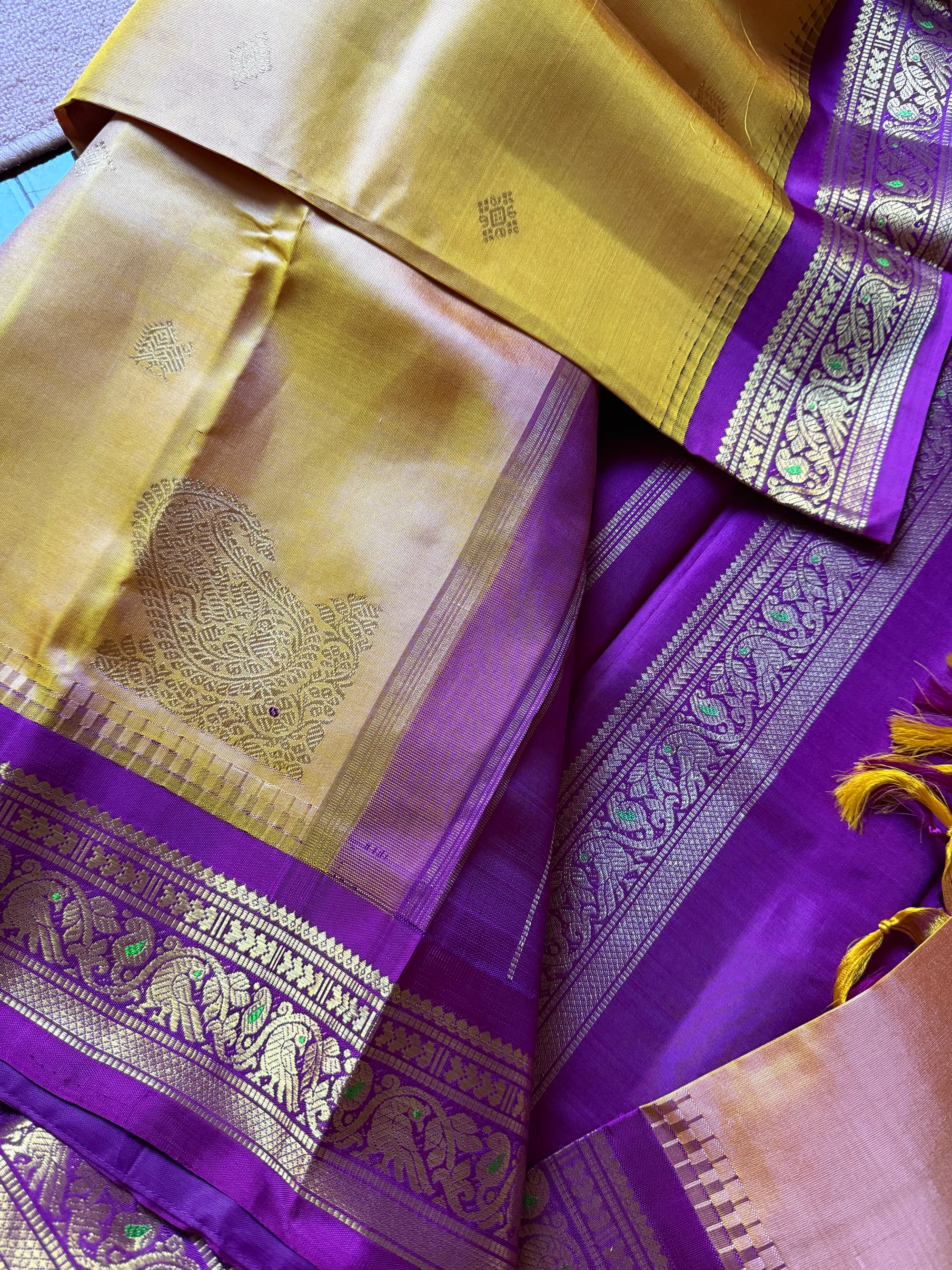 MYTHILI:  Vintage Korvai Kanjivaram