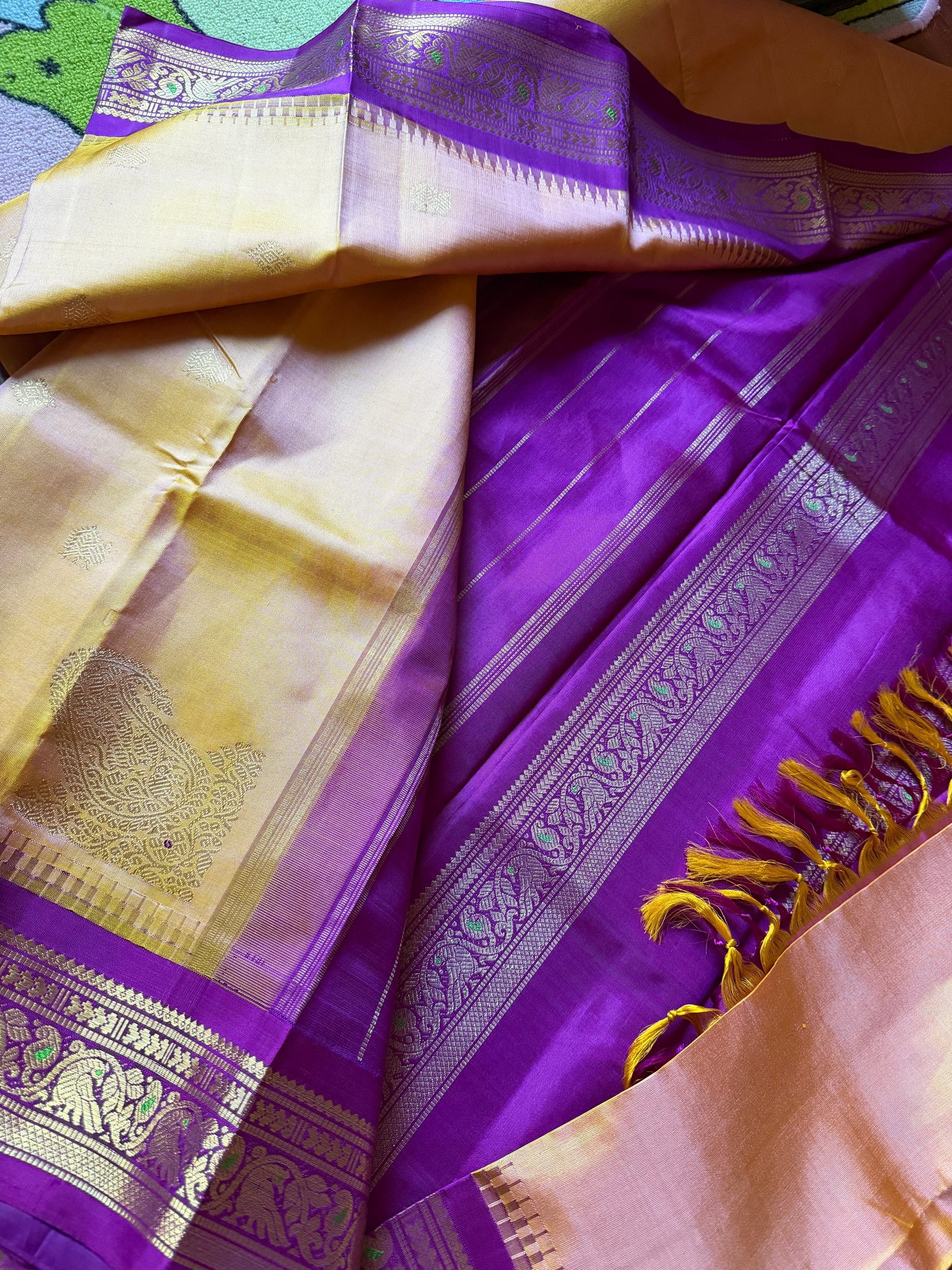 MYTHILI:  Vintage Korvai Kanjivaram