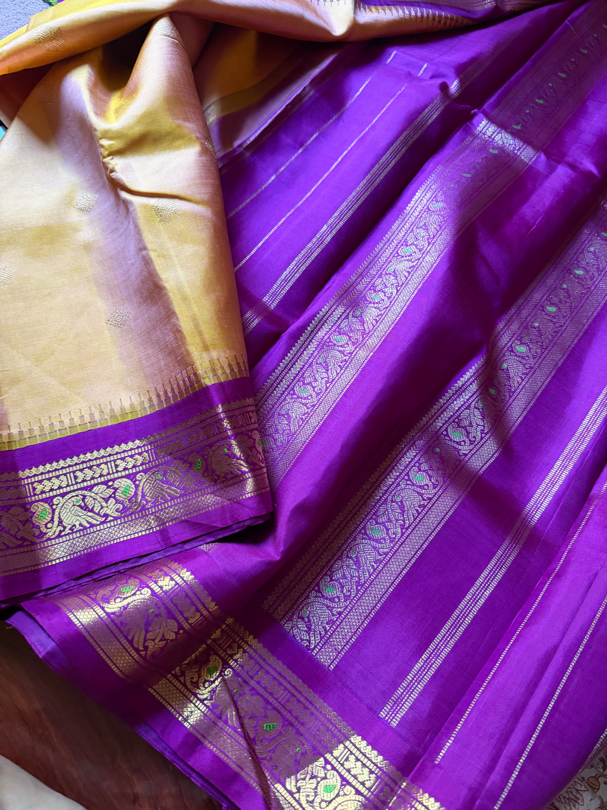 MYTHILI:  Vintage Korvai Kanjivaram