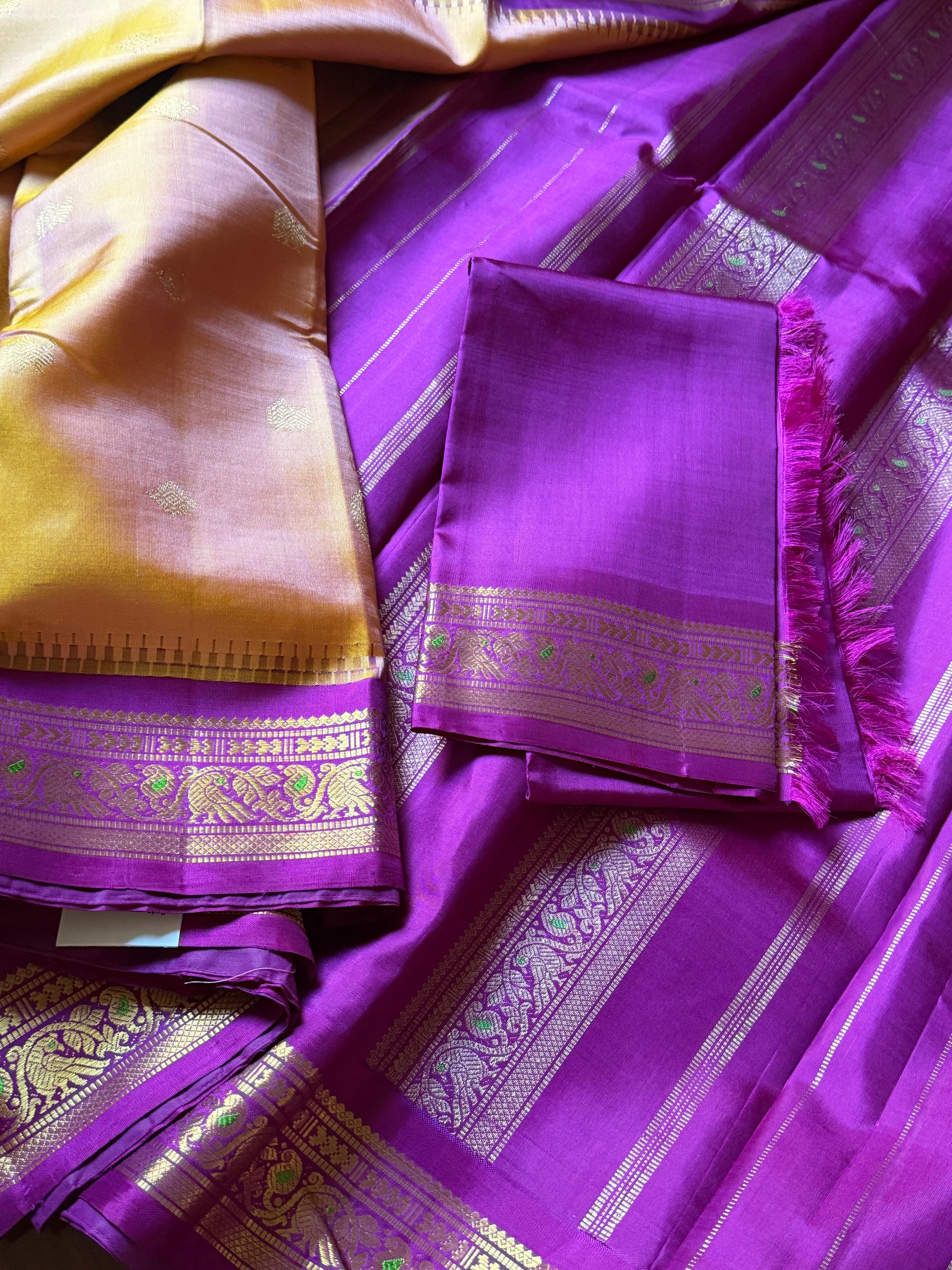 MYTHILI:  Vintage Korvai Kanjivaram