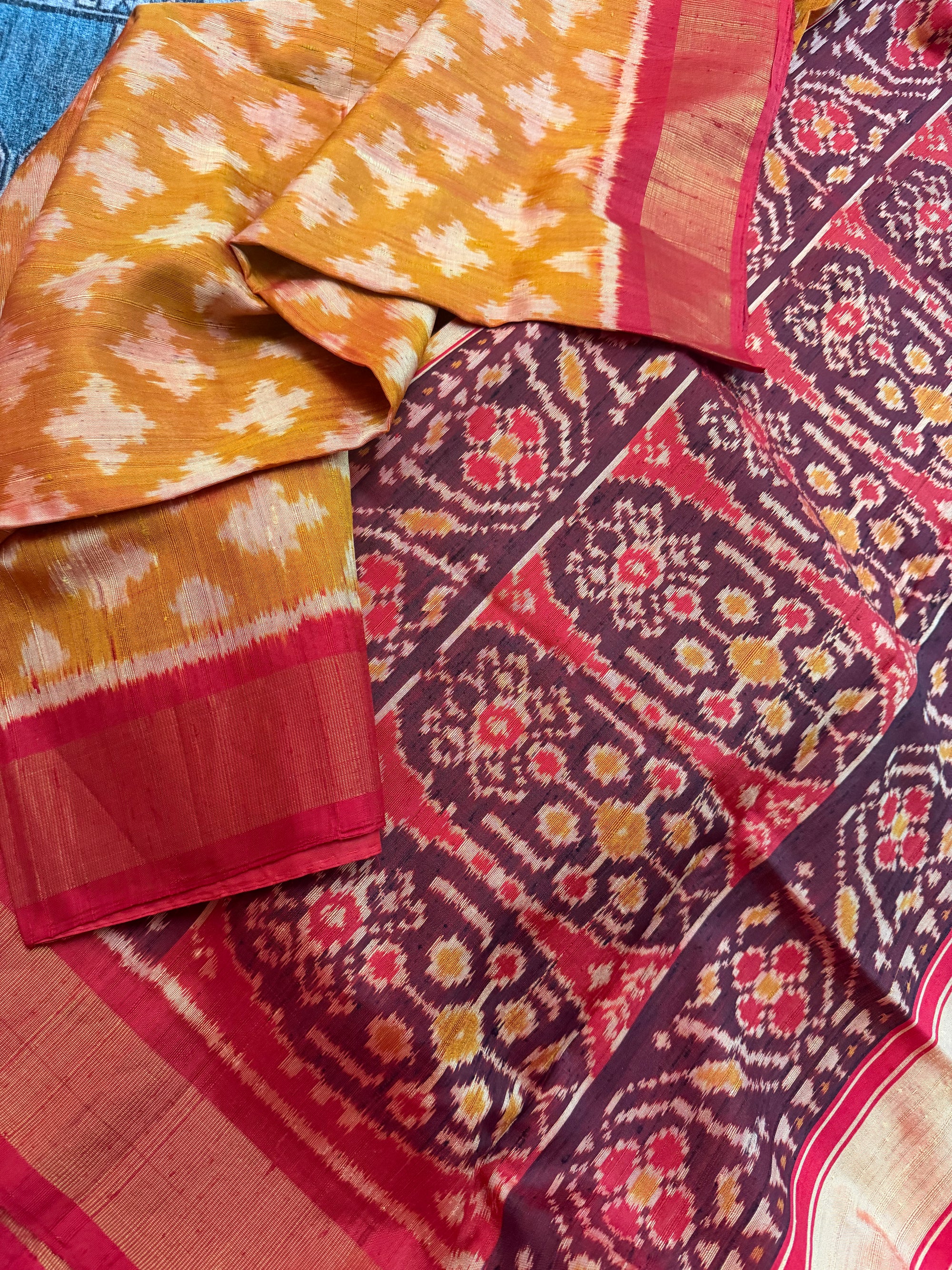 Patola Ikat Raw Silk