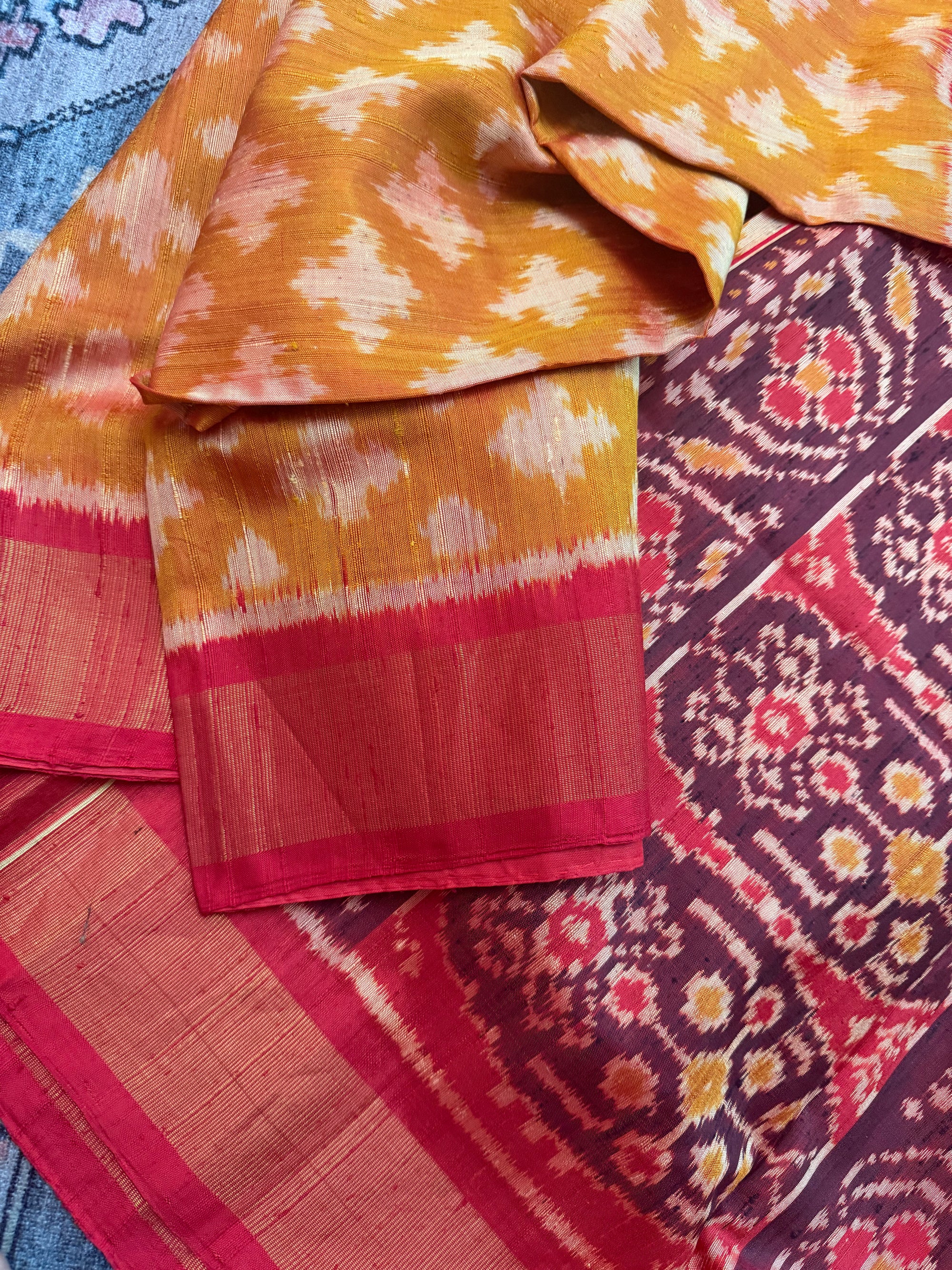 Patola Ikat Raw Silk