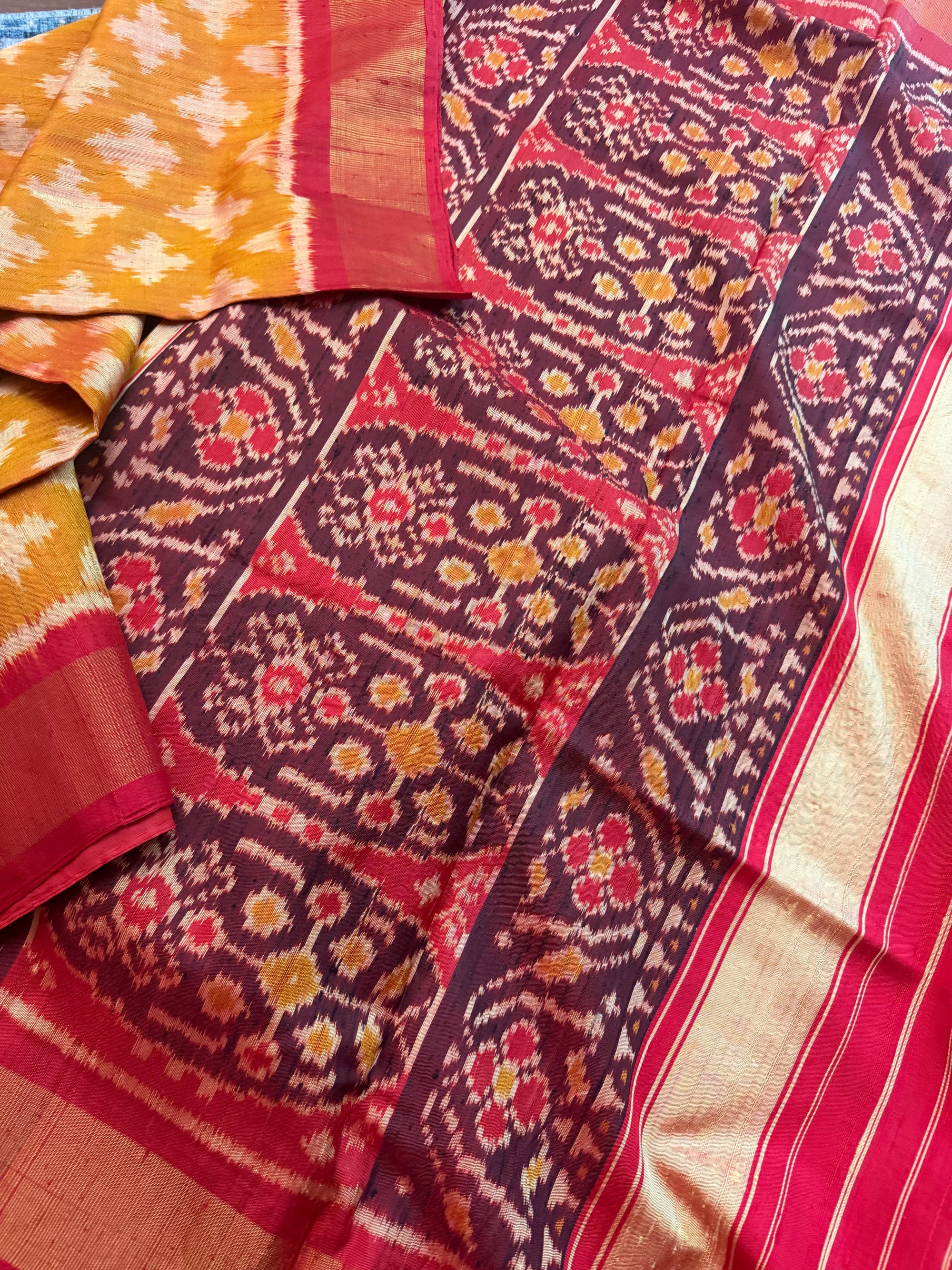 Patola Ikat Raw Silk