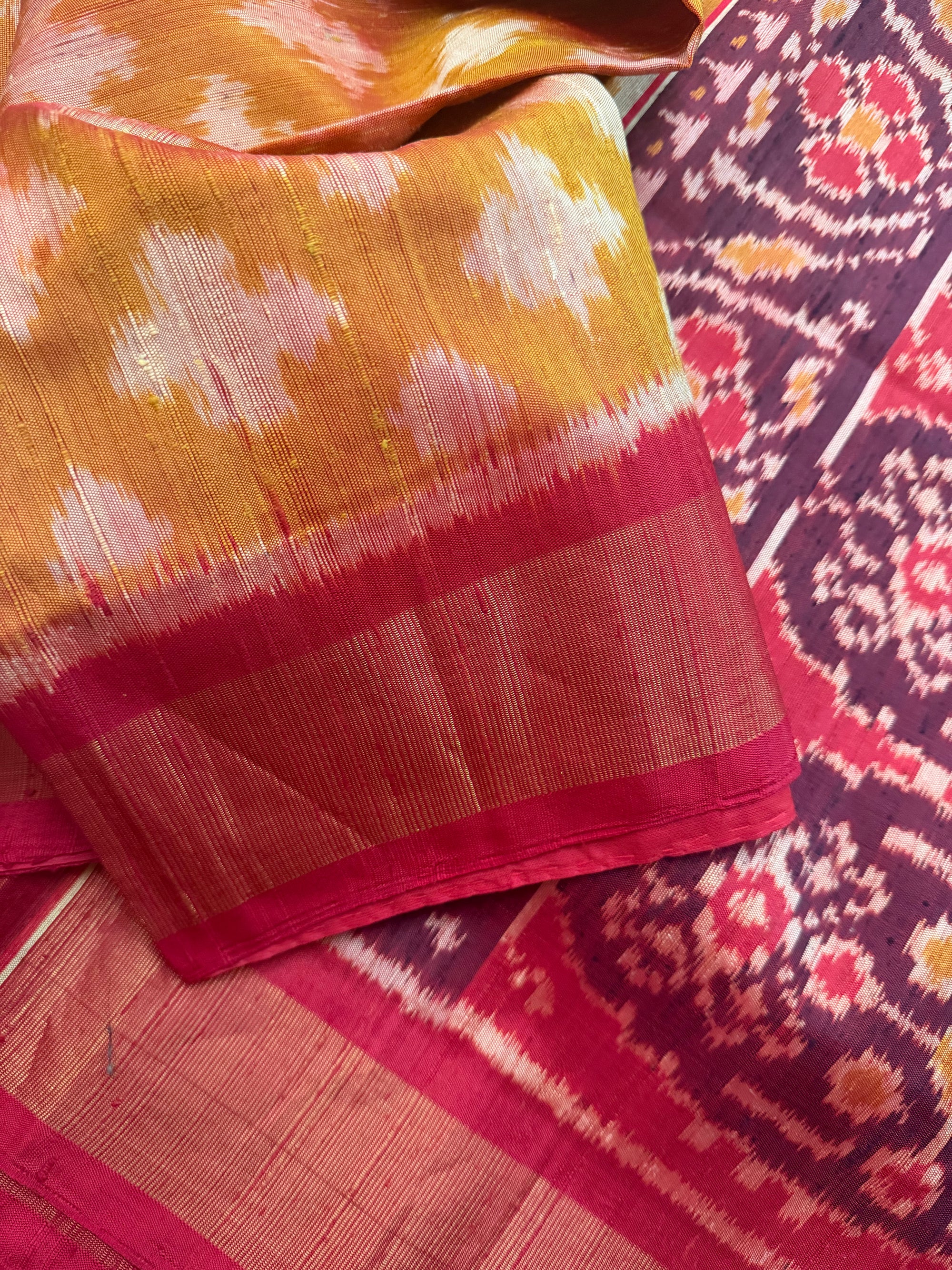 Patola Ikat Raw Silk