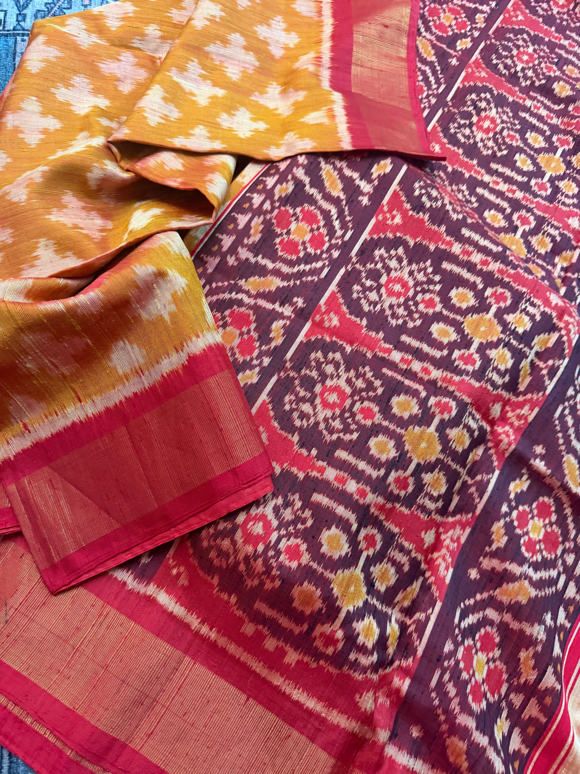Patola Ikat Raw Silk