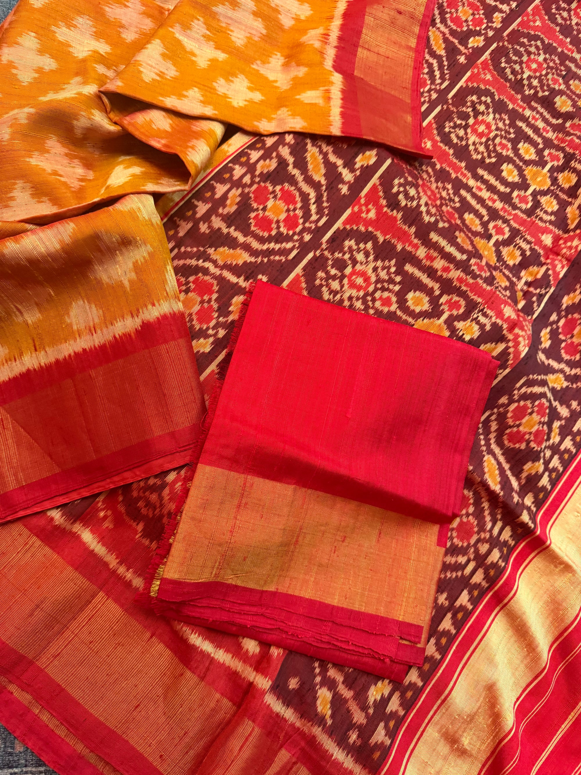 Patola Ikat Raw Silk