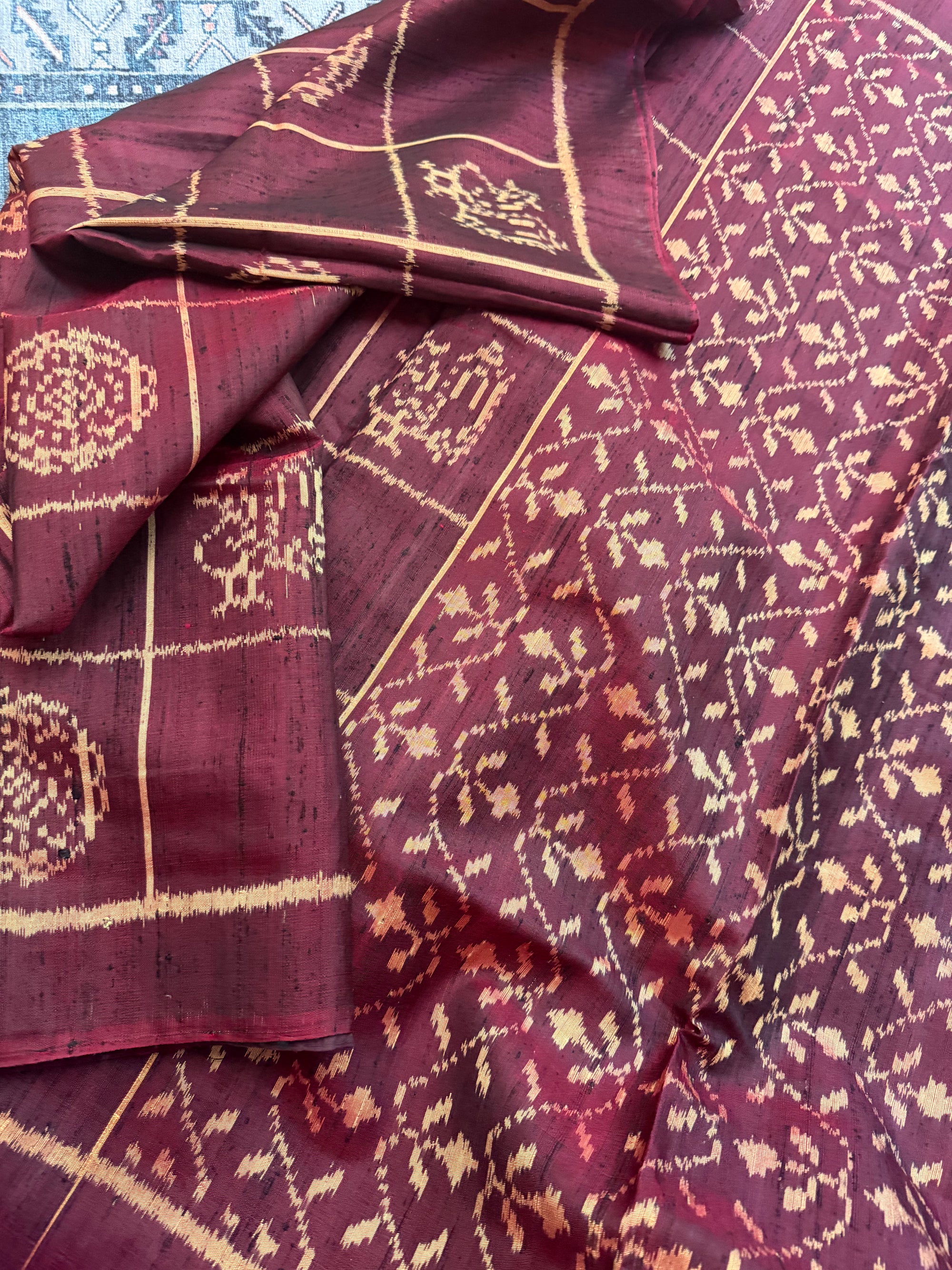 Patola Ikat Raw Silk