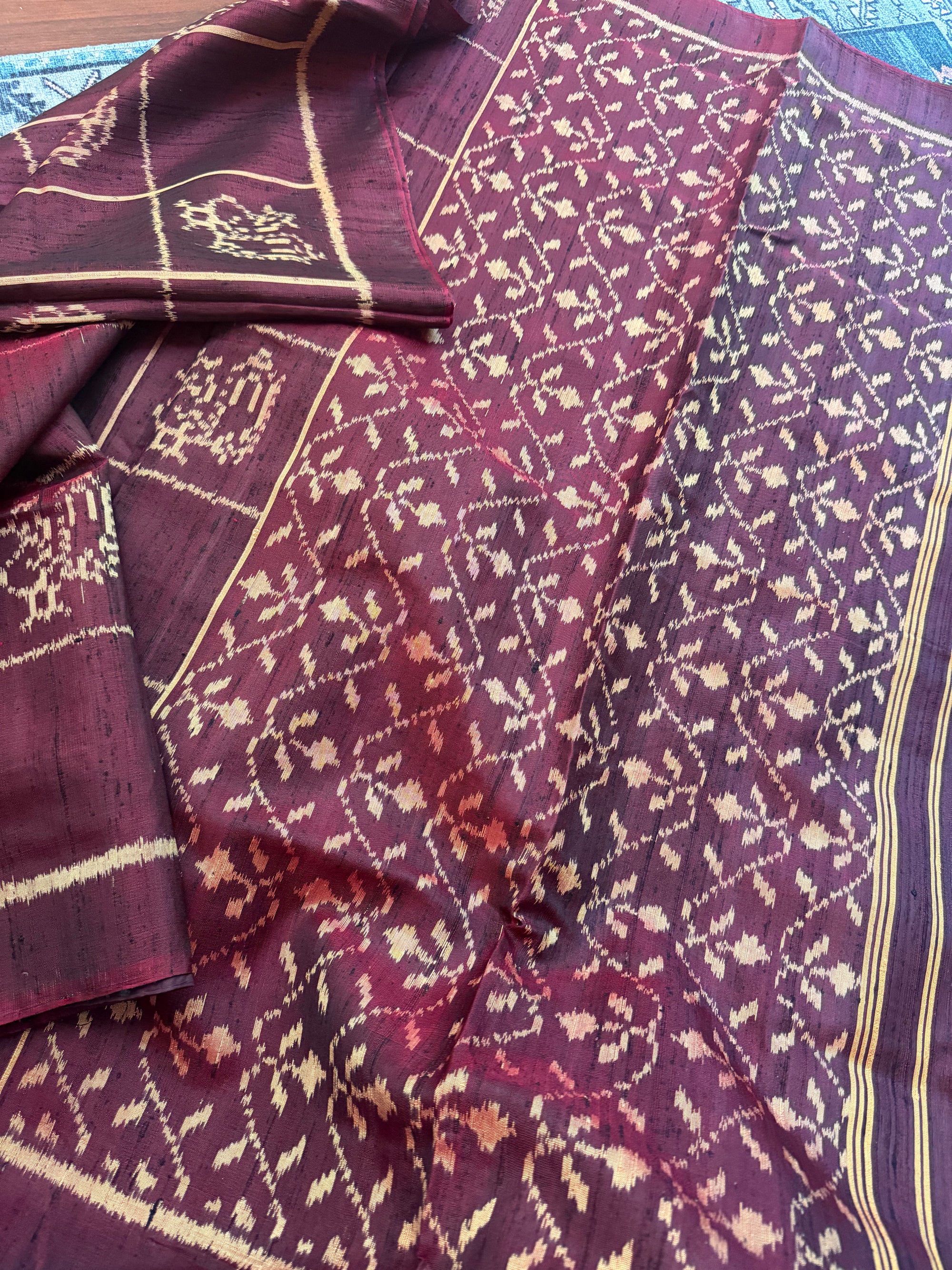 Patola Ikat Raw Silk