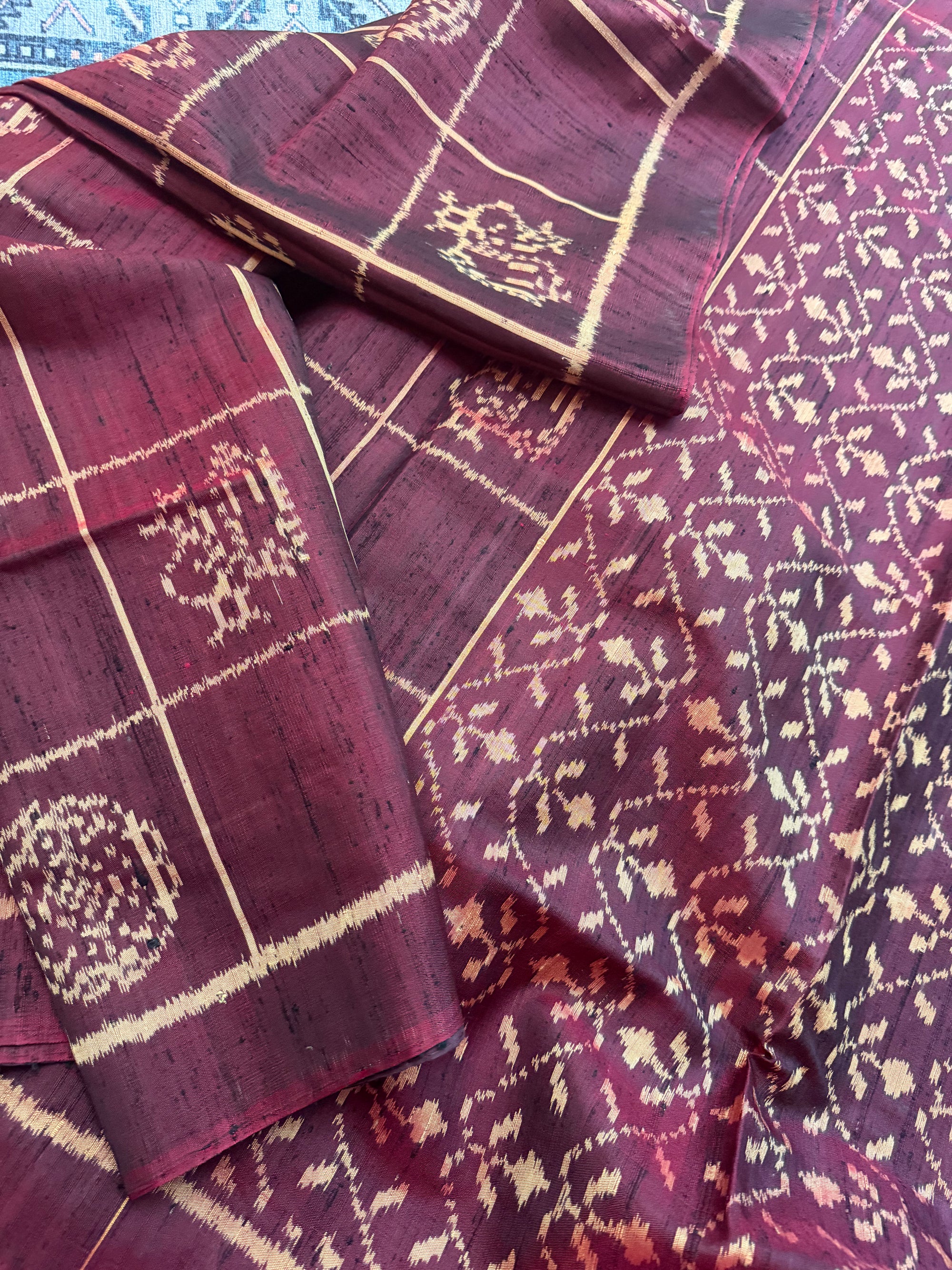 Patola Ikat Raw Silk