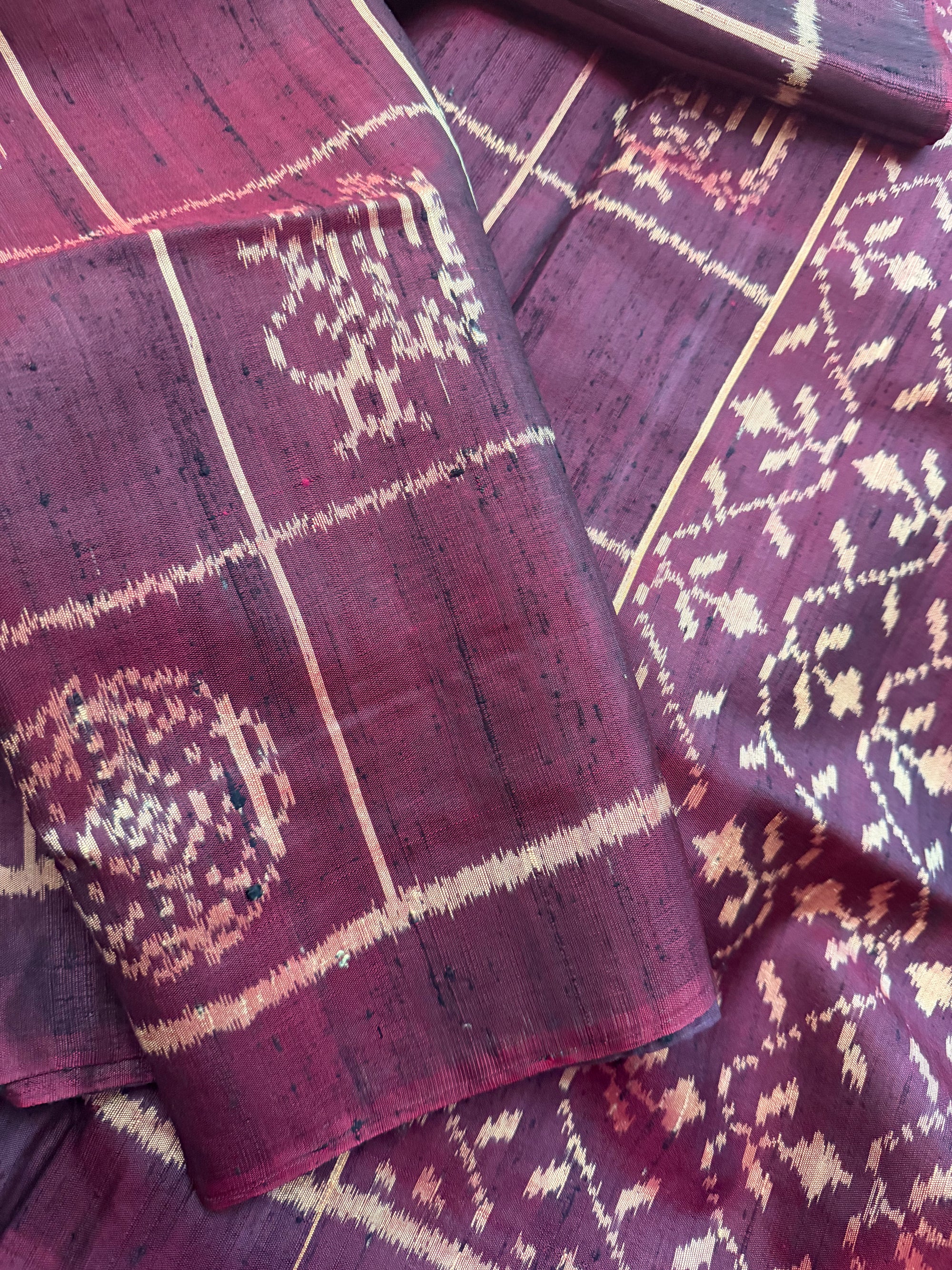 Patola Ikat Raw Silk