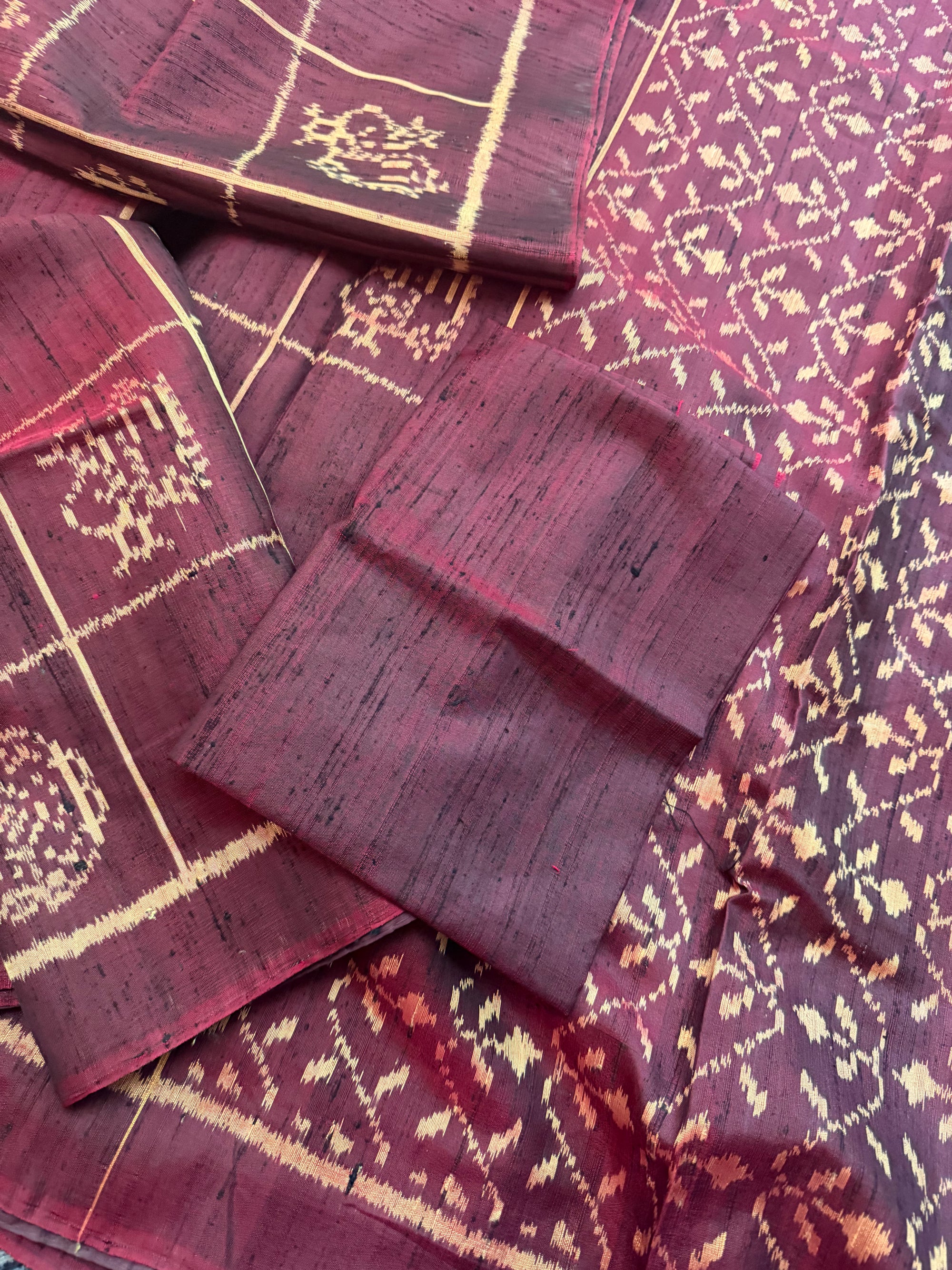 Patola Ikat Raw Silk
