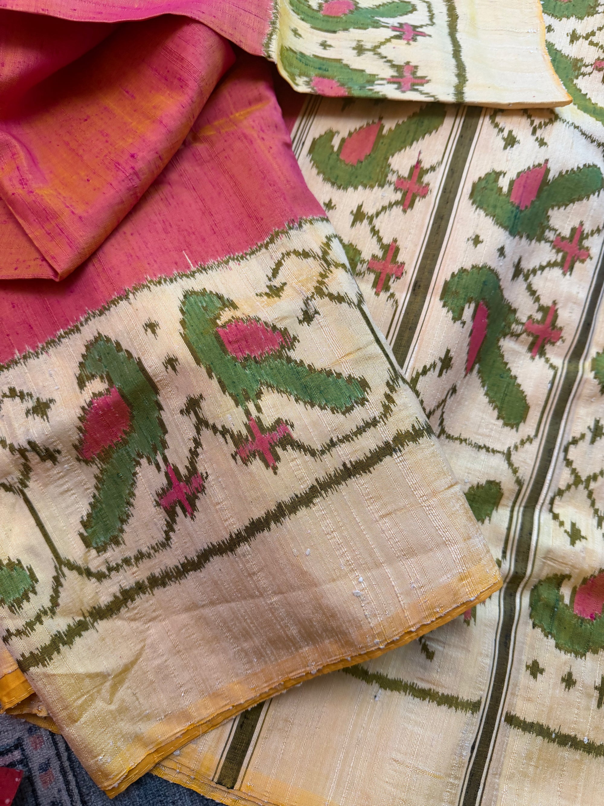 Patola Ikat Raw Silk
