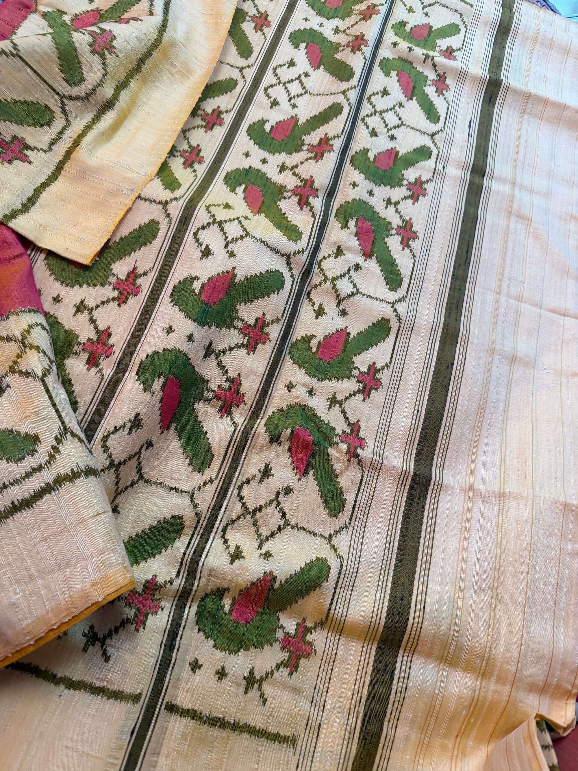 Patola Ikat Raw Silk