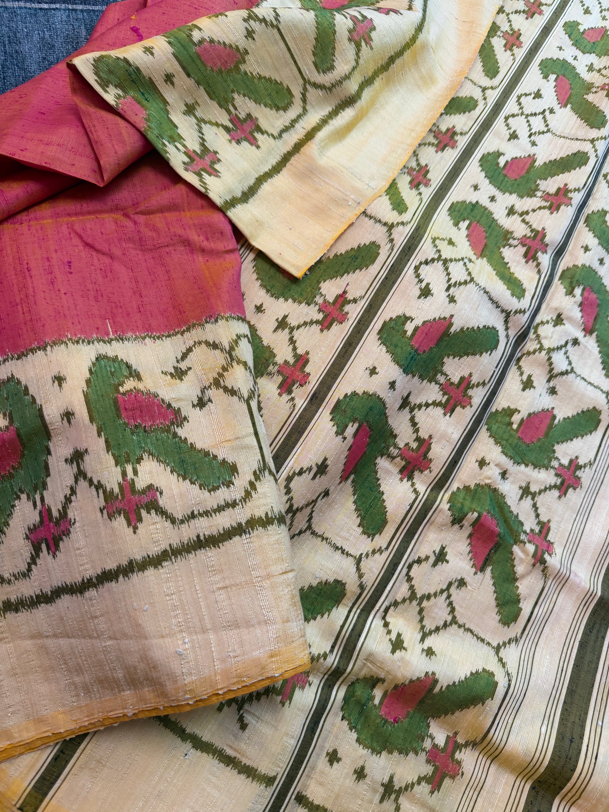 Patola Ikat Raw Silk