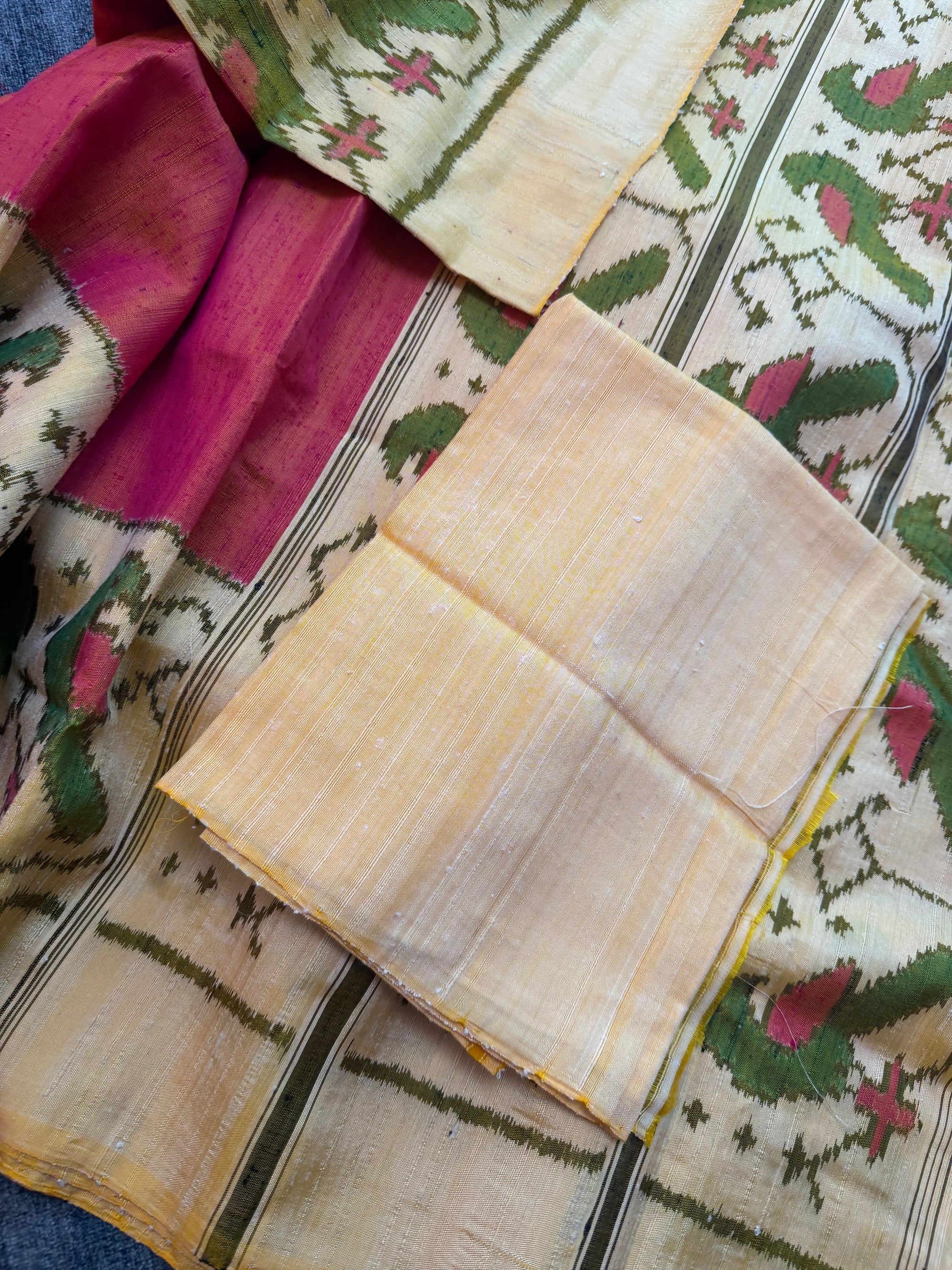 Patola Ikat Raw Silk