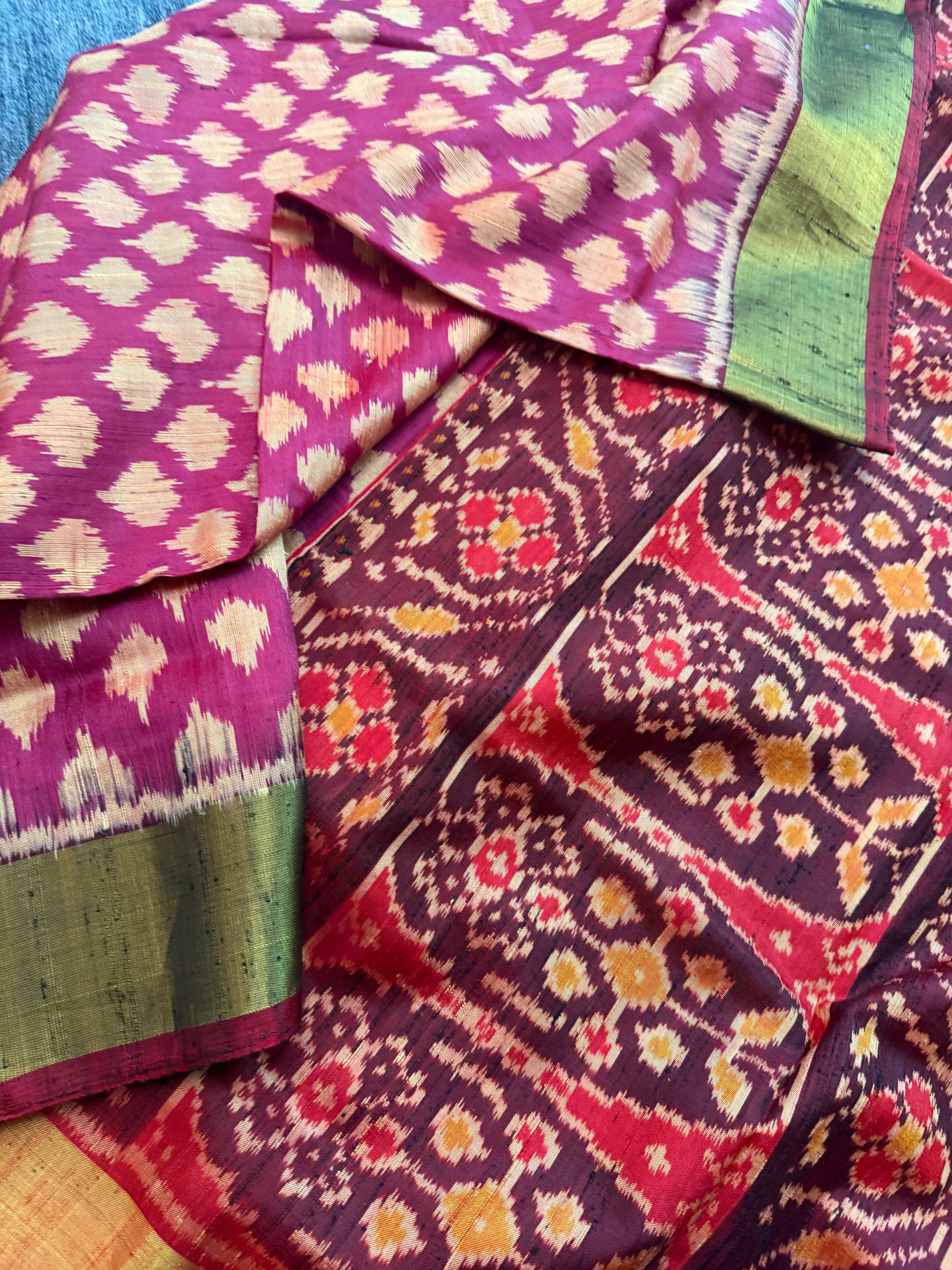 Patola Ikat Raw Silk