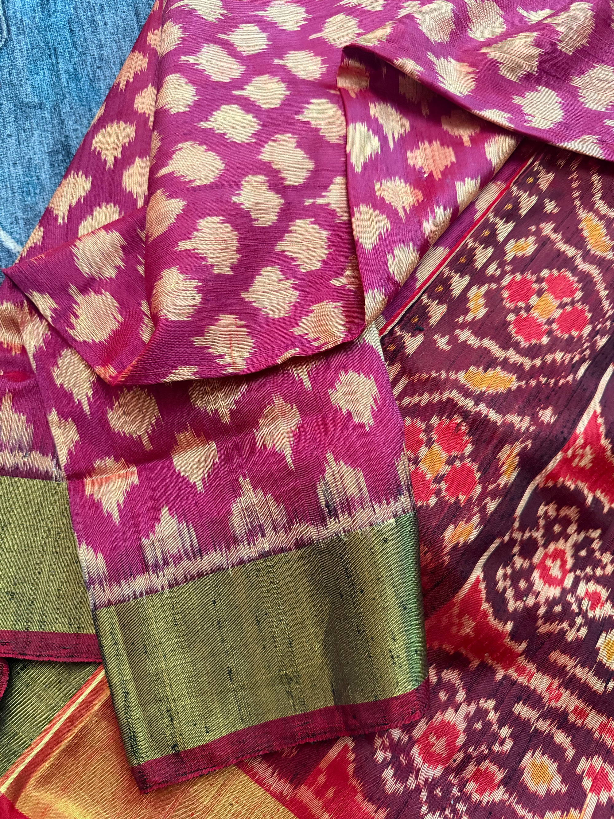 Patola Ikat Raw Silk