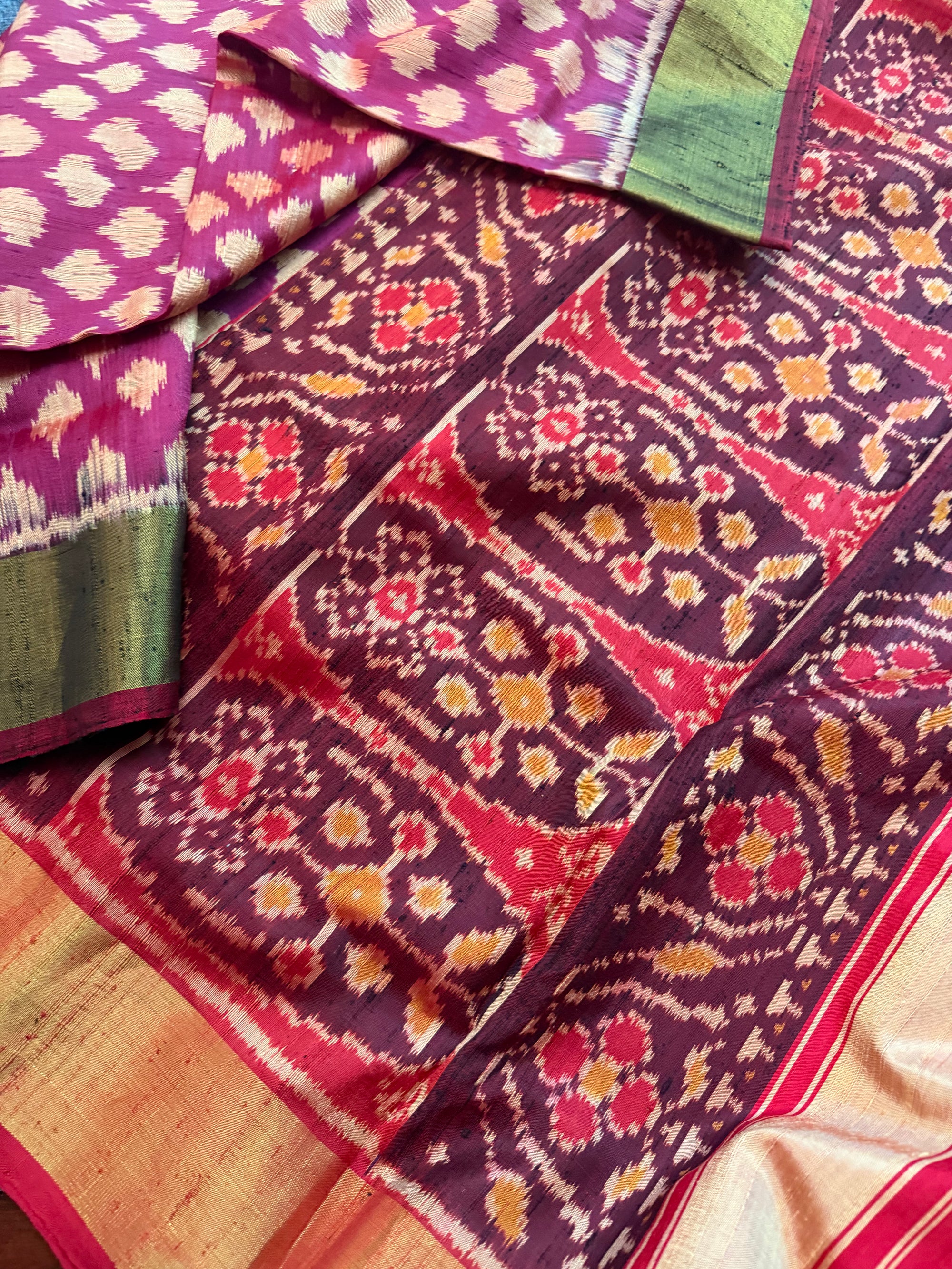 Patola Ikat Raw Silk