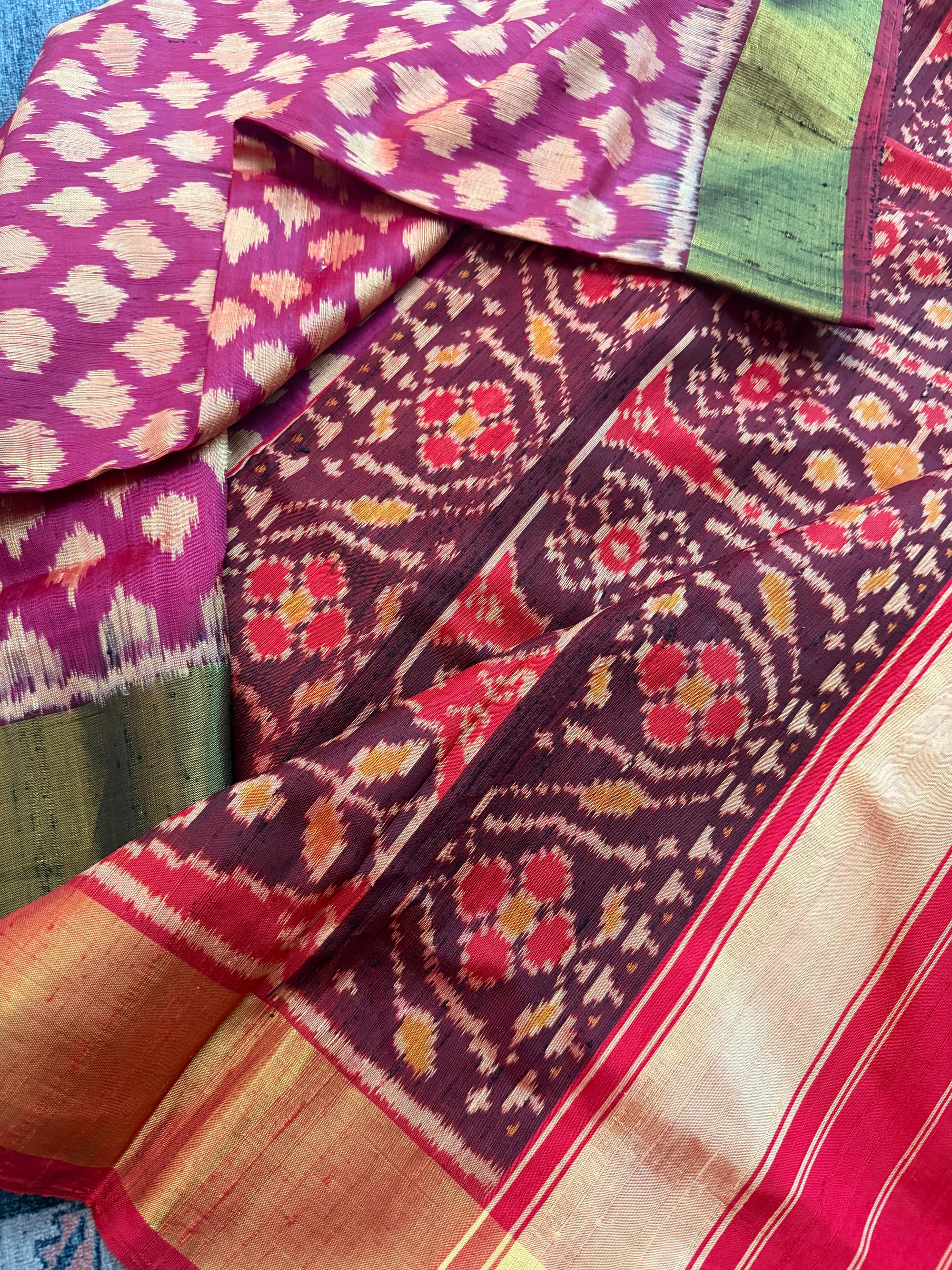 Patola Ikat Raw Silk