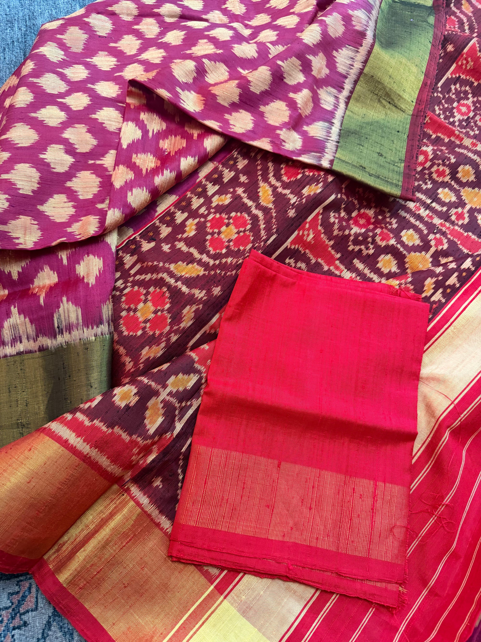 Patola Ikat Raw Silk