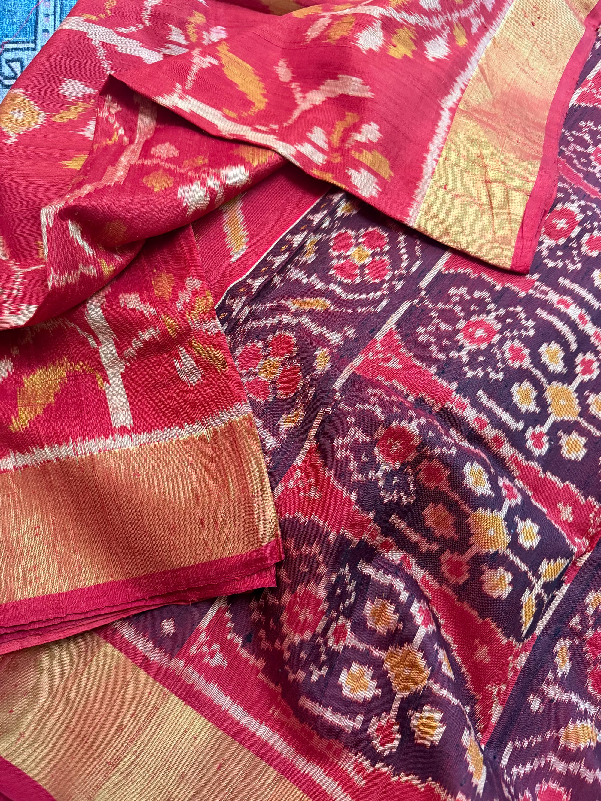 Patola Ikat Raw Silk