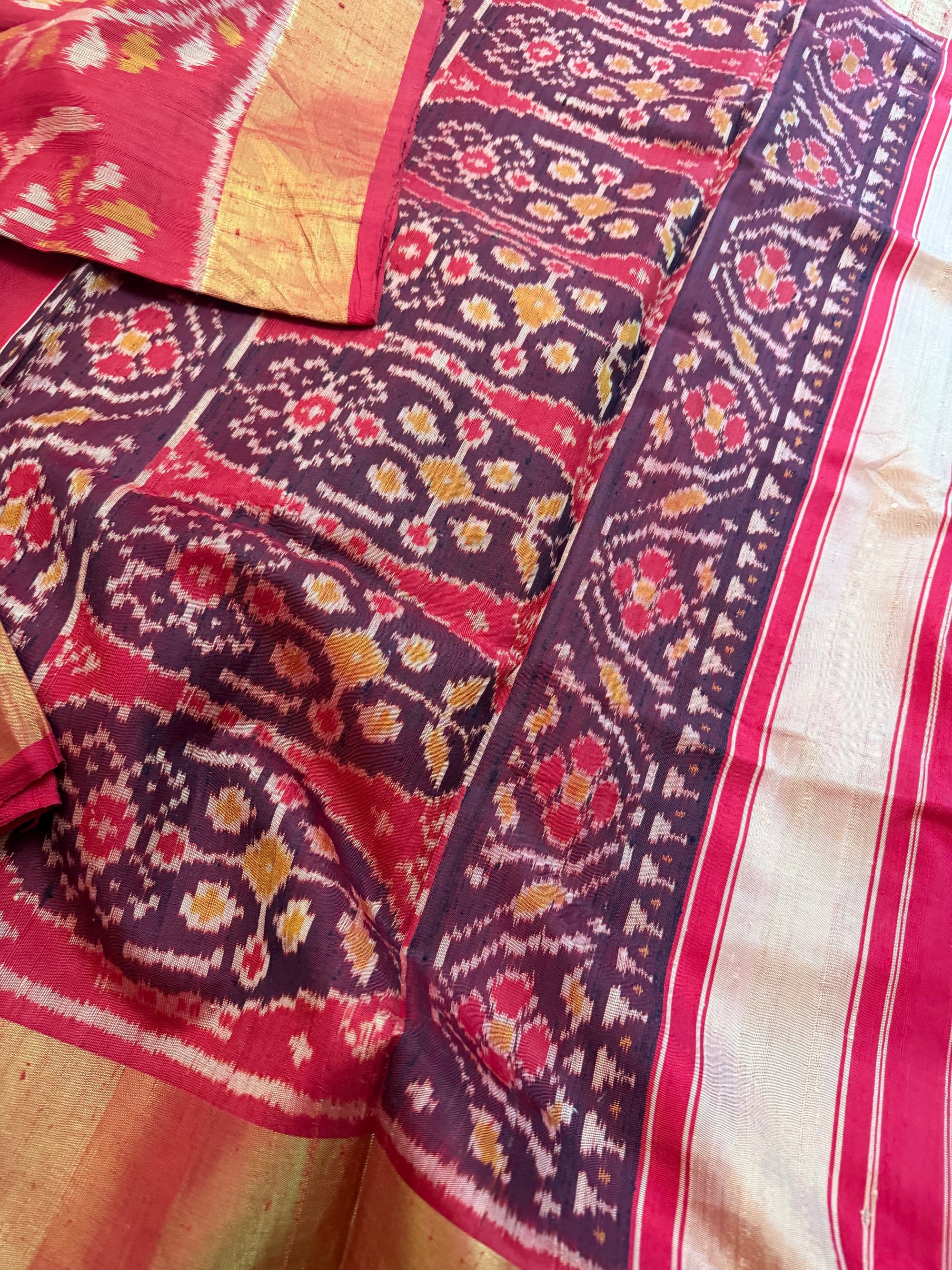 Patola Ikat Raw Silk