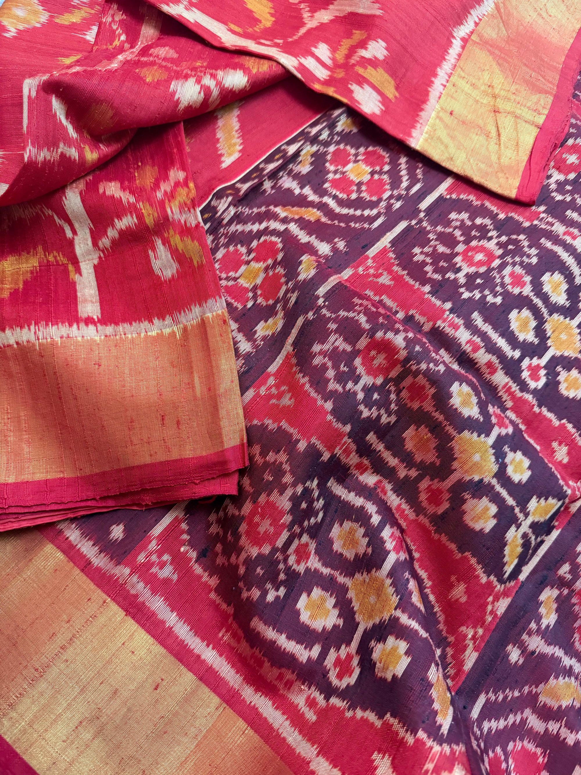 Patola Ikat Raw Silk