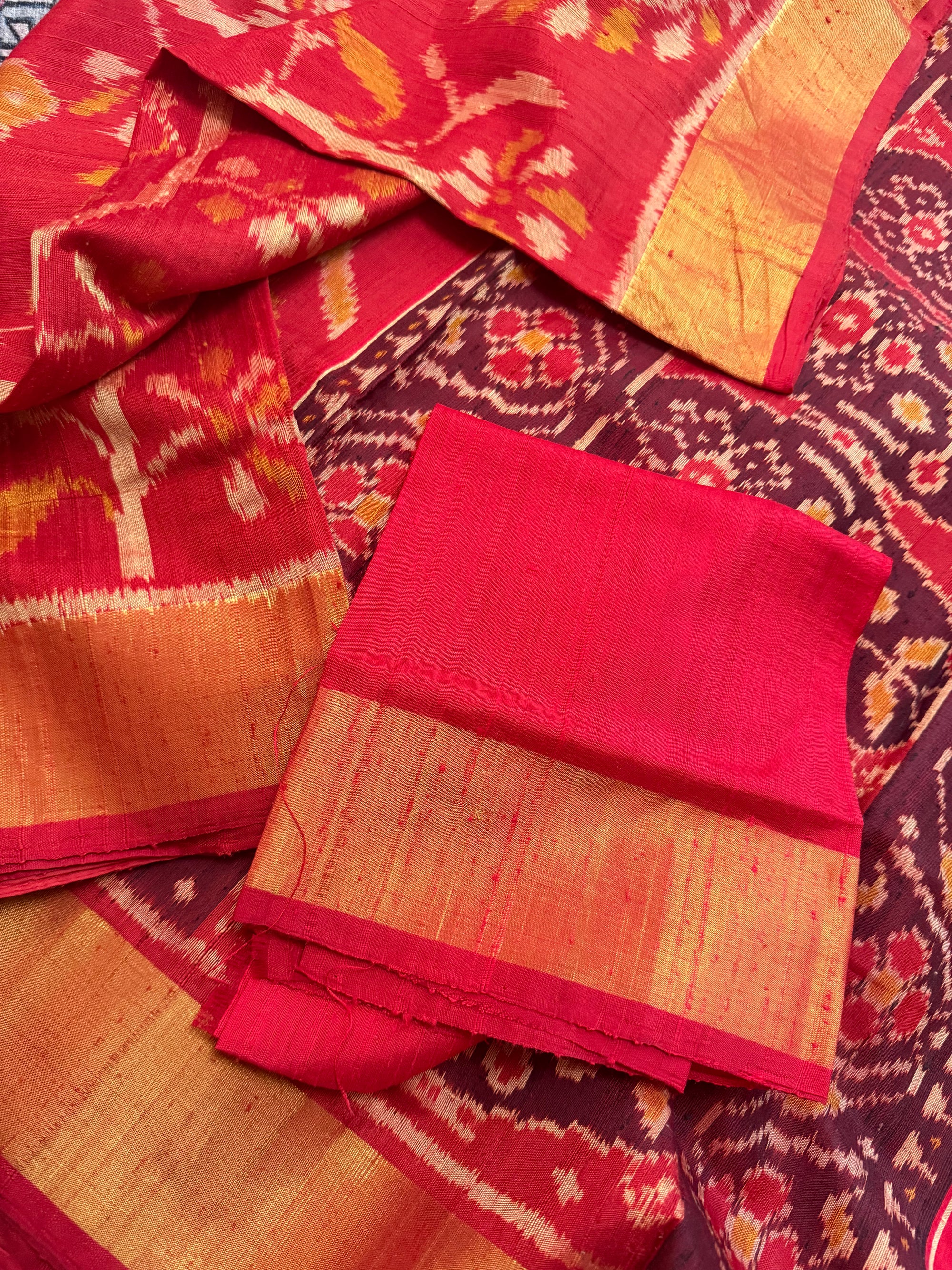 Patola Ikat Raw Silk