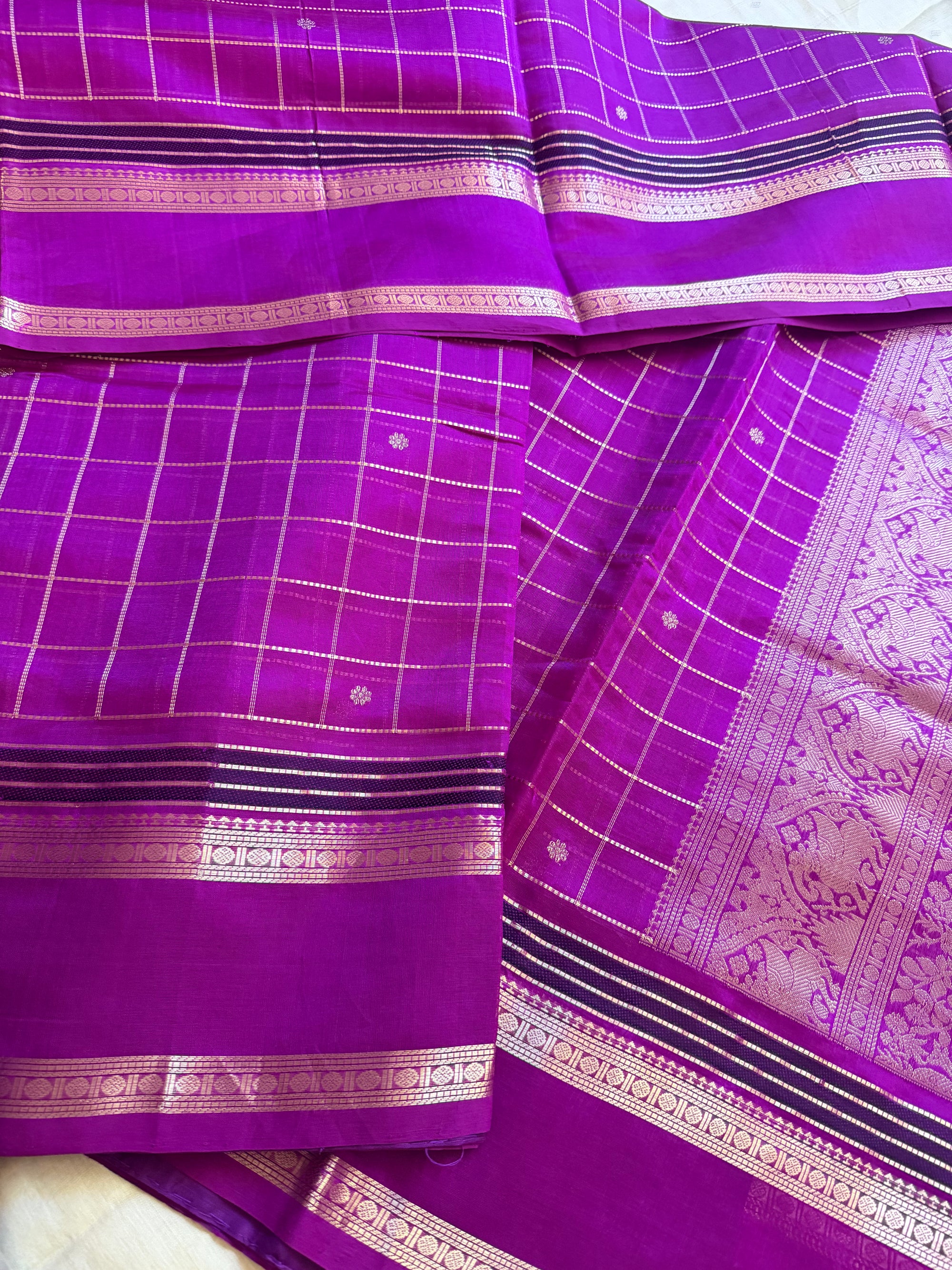 Silk Cotton: Muthu kortha zari kattam