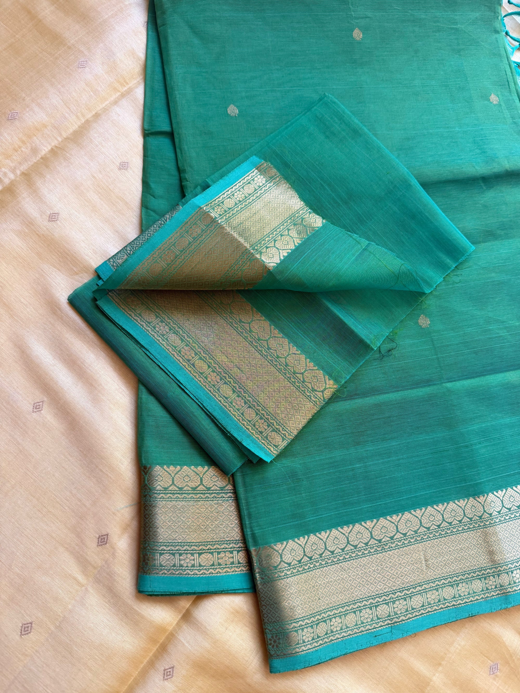 Silk Cotton :  Rama Green