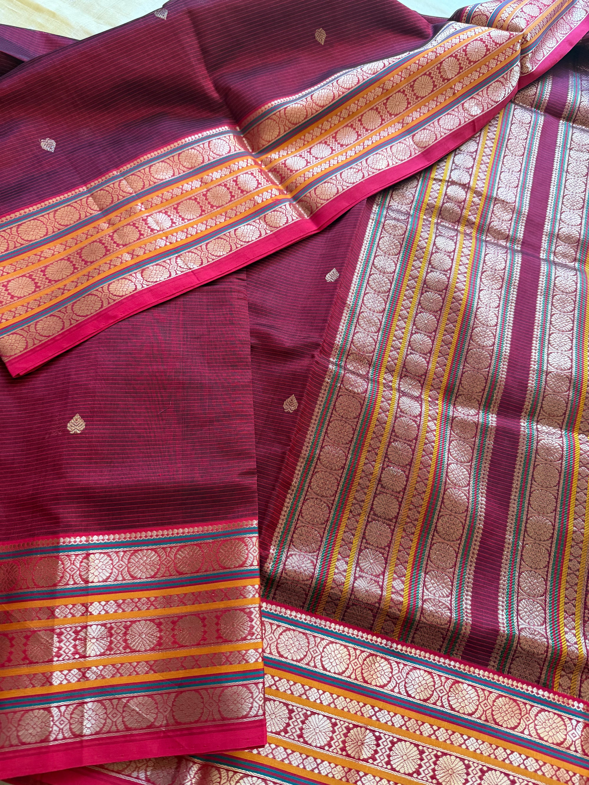 Silk Cotton : Buttas &amp; Stripes
