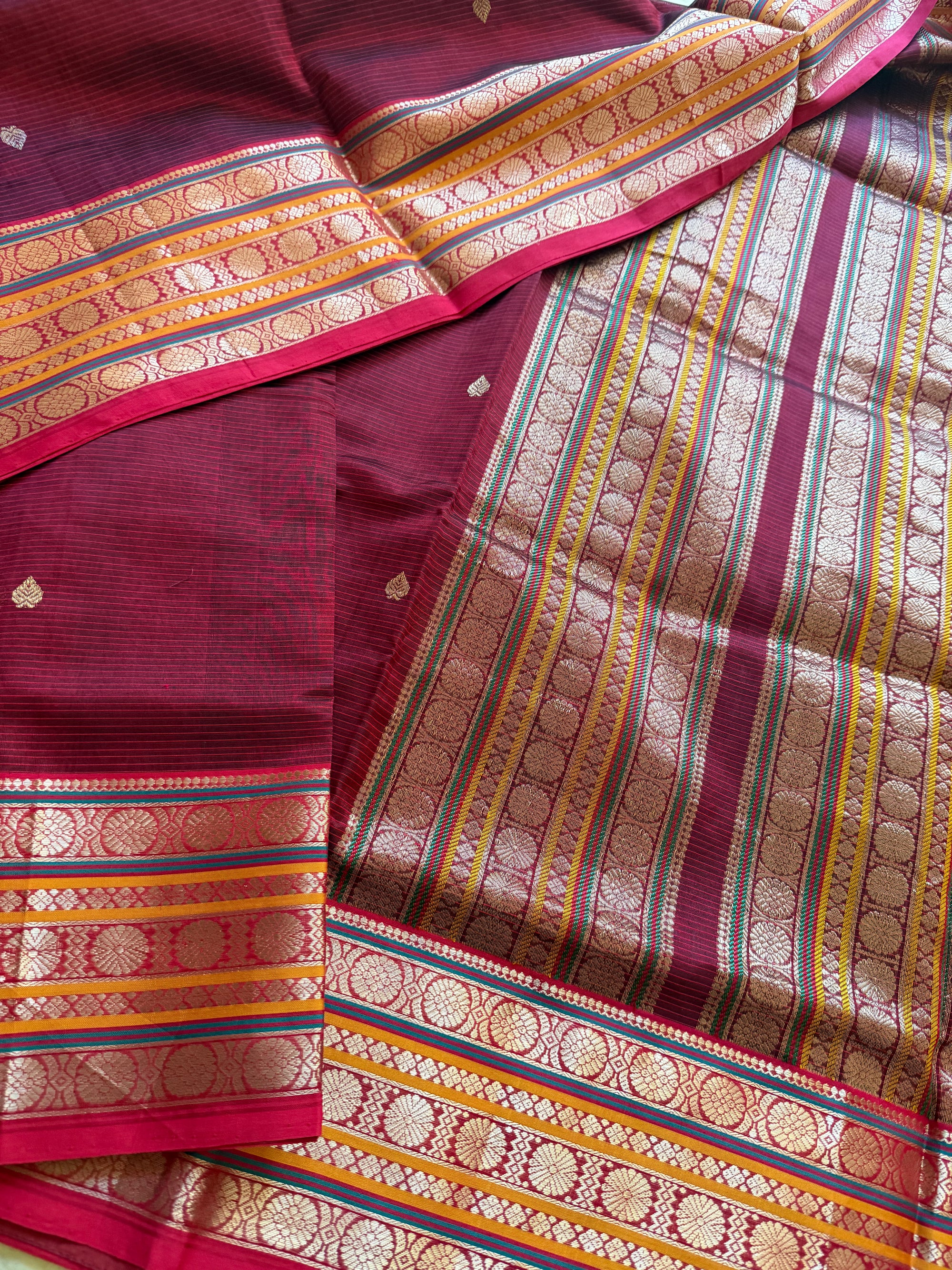 Silk Cotton : Buttas &amp; Stripes